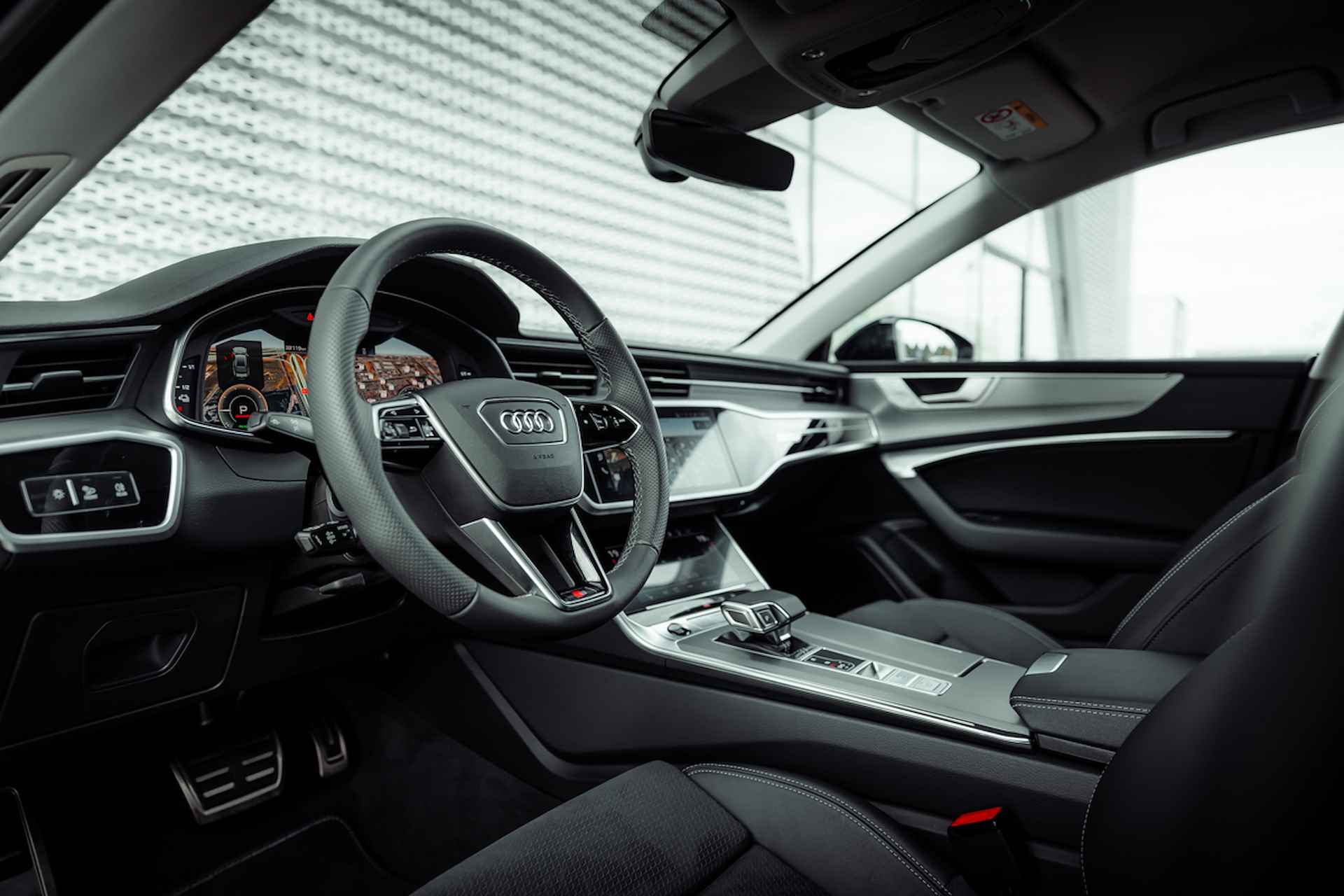 Audi A7 Sportback 55 TFSI e 367pk quattro S Line | Nieuw 120k | Head Up | Memory | Topview | Digitale TV | Matrix Laser | Servo | Homelink | Nachtzicht | Assistentiepakket plus | 20" LM velgen - 19/38