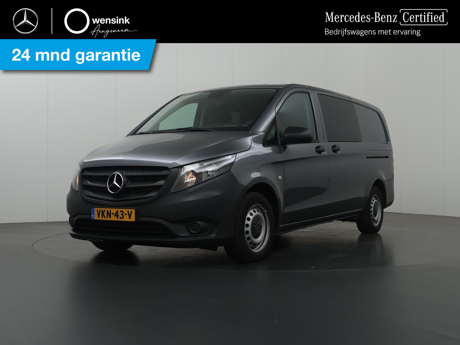 Mercedes-Benz Vito 114 CDI Aut. | L2 Lang | DC Comfort | Schuifdeur L+R | Lederen bekleding | Trekhaak | Parkeercamera | Bluetooth | Certified |