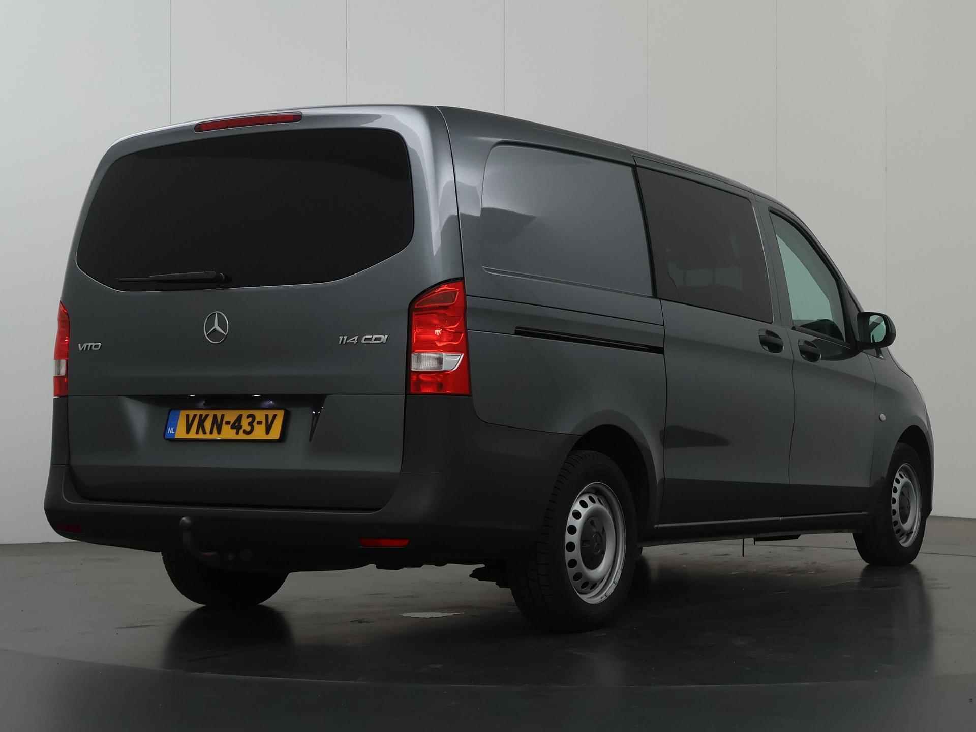 Mercedes-Benz Vito 114 CDI Aut. | L2 Lang | DC Comfort | Schuifdeur L+R | Lederen bekleding | Trekhaak | Parkeercamera | Bluetooth | Certified | - 3/38