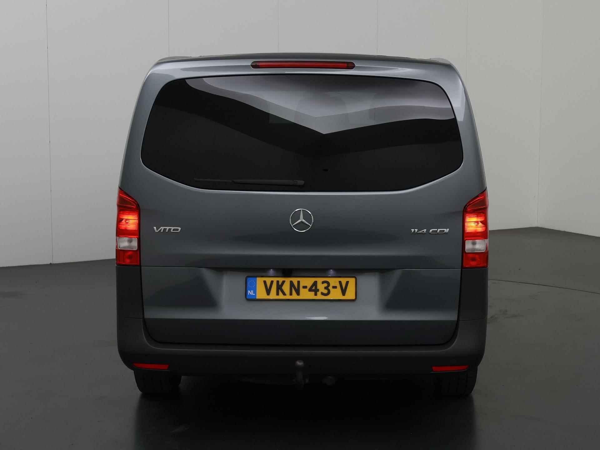 Mercedes-Benz Vito 114 CDI Aut. | L2 Lang | DC Comfort | Schuifdeur L+R | Lederen bekleding | Trekhaak | Parkeercamera | Bluetooth | Certified | - 5/38