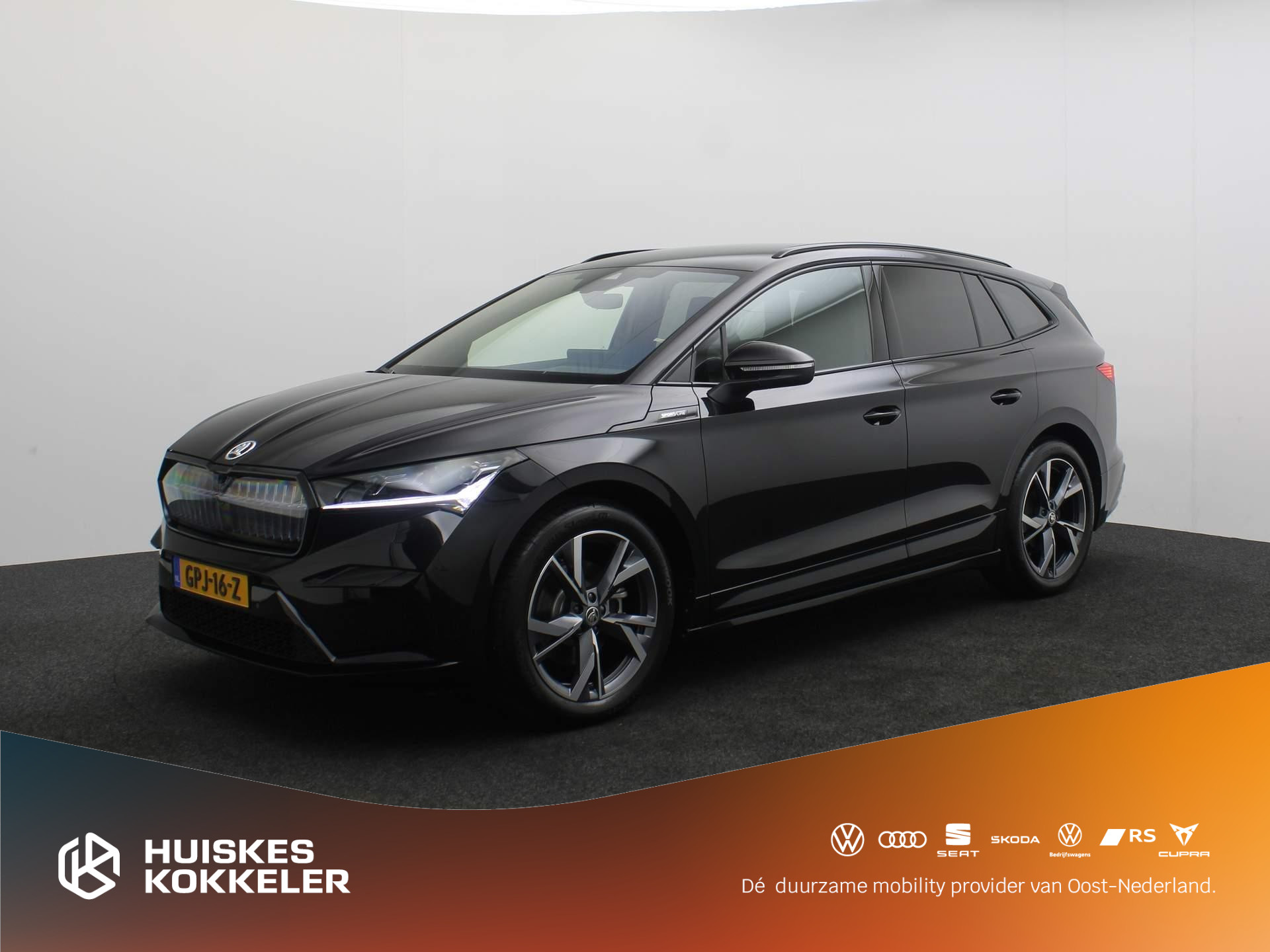 Skoda Enyaq 60 Sportline 180pk Automaat Adaptive cruise control, Elektrische achterklep, Achteruitrijcamera, Head up display, Navigatie, LED matrix verlichting, Stoelverwarming