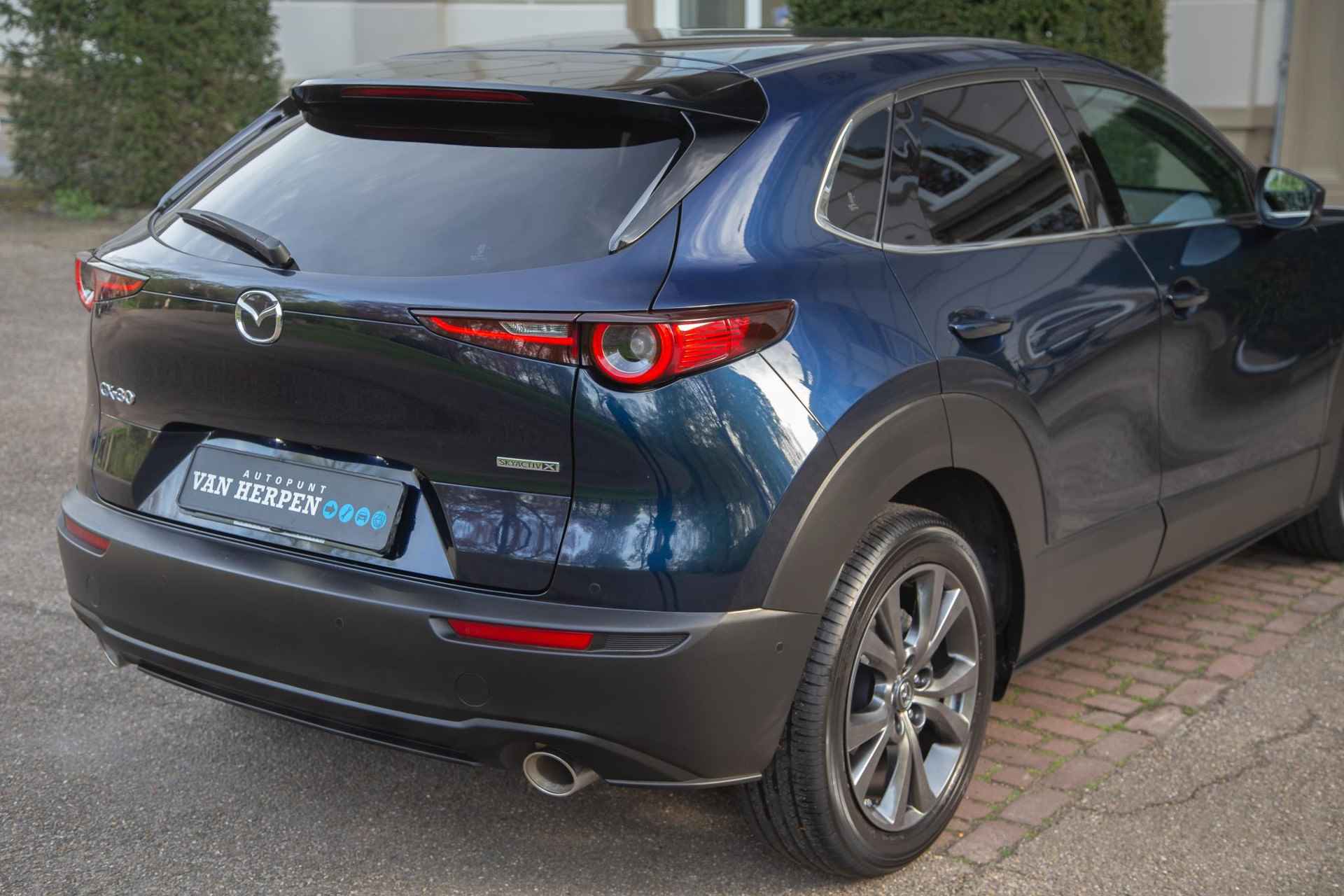 Mazda CX-30 2.0 e-SkyActiv-X M Hybrid Luxury 360 Camera | Leder | Bose | Full Option - 13/50