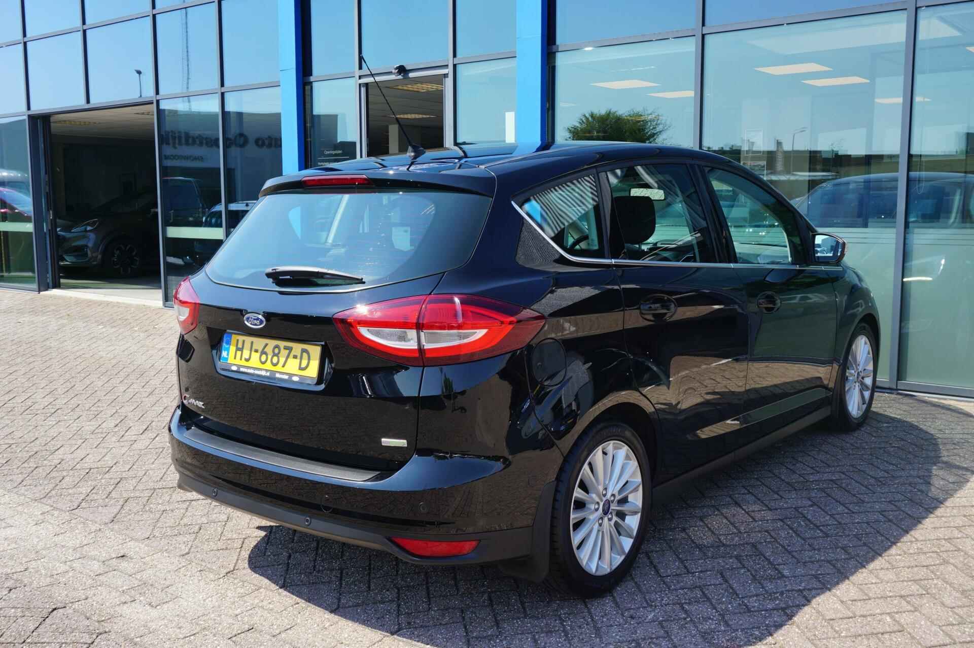 Ford C-Max 1.0 Titanium 125PK Parkeersensoren Voorruitverwarming Blind-Spot Navi Climate Cruise Control *Dealer Onderhouden* - 7/28