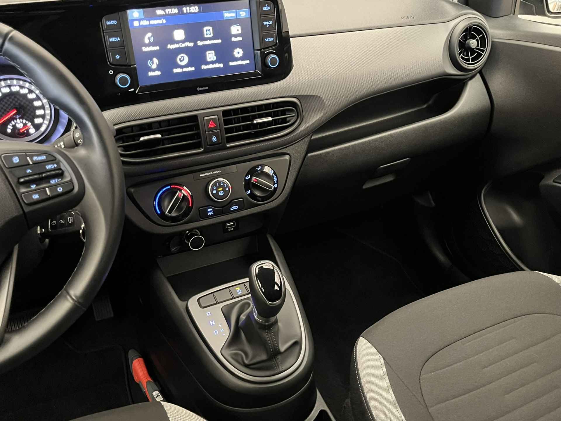 Hyundai i10 1.0 Comfort 5-zits Automaat | 5-Deurs | Airco | Cruise | Bluetooth | DAB | Rijstrooksensor | Central - 28/39