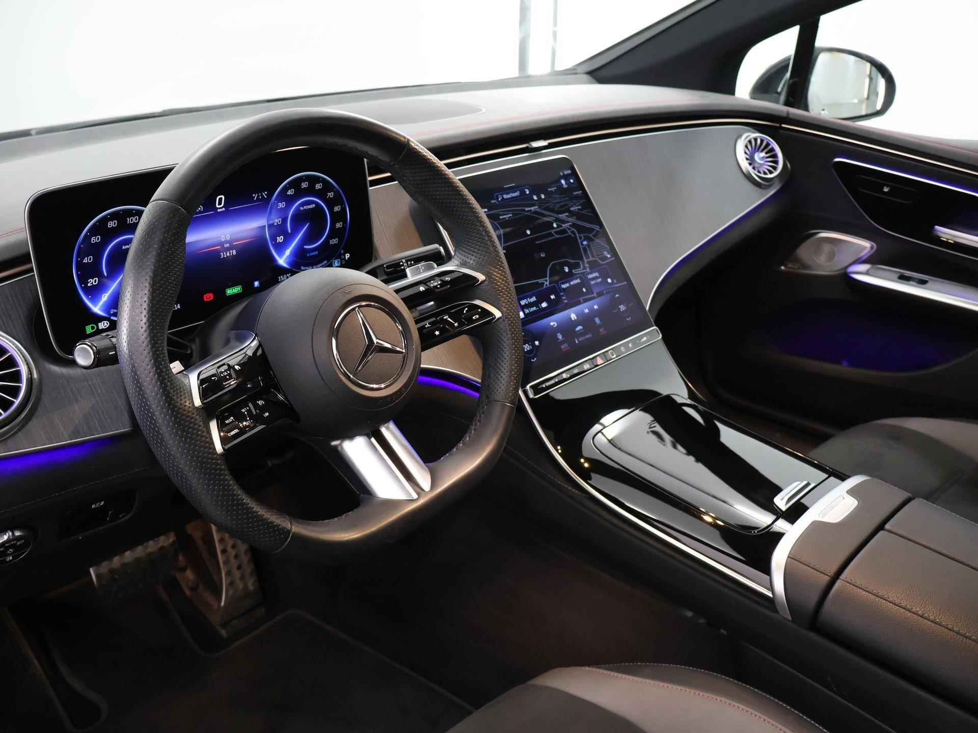 Mercedes-Benz EQE 350+ AMG Line 91 kWh | Panoramadak | Burmester Sound | Smartphone integratie | Achteruitrijcamera | Sfeerverlichting - 8/44