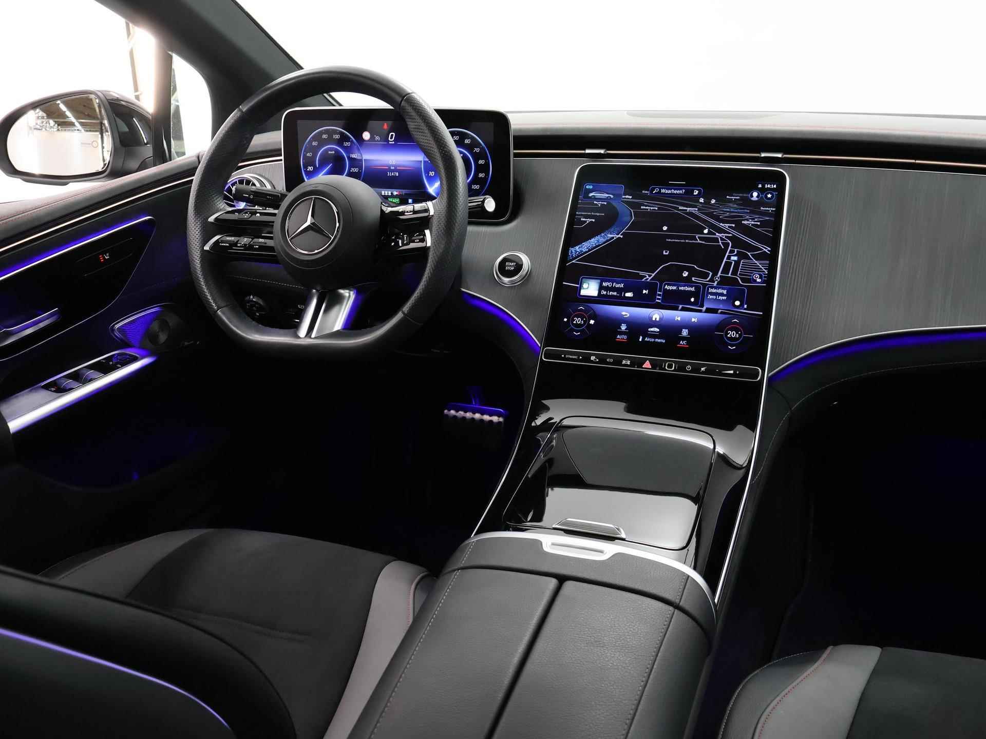 Mercedes-Benz EQE 350+ AMG Line 91 kWh | Panoramadak | Burmester Sound | Smartphone integratie | Achteruitrijcamera | Sfeerverlichting - 10/44