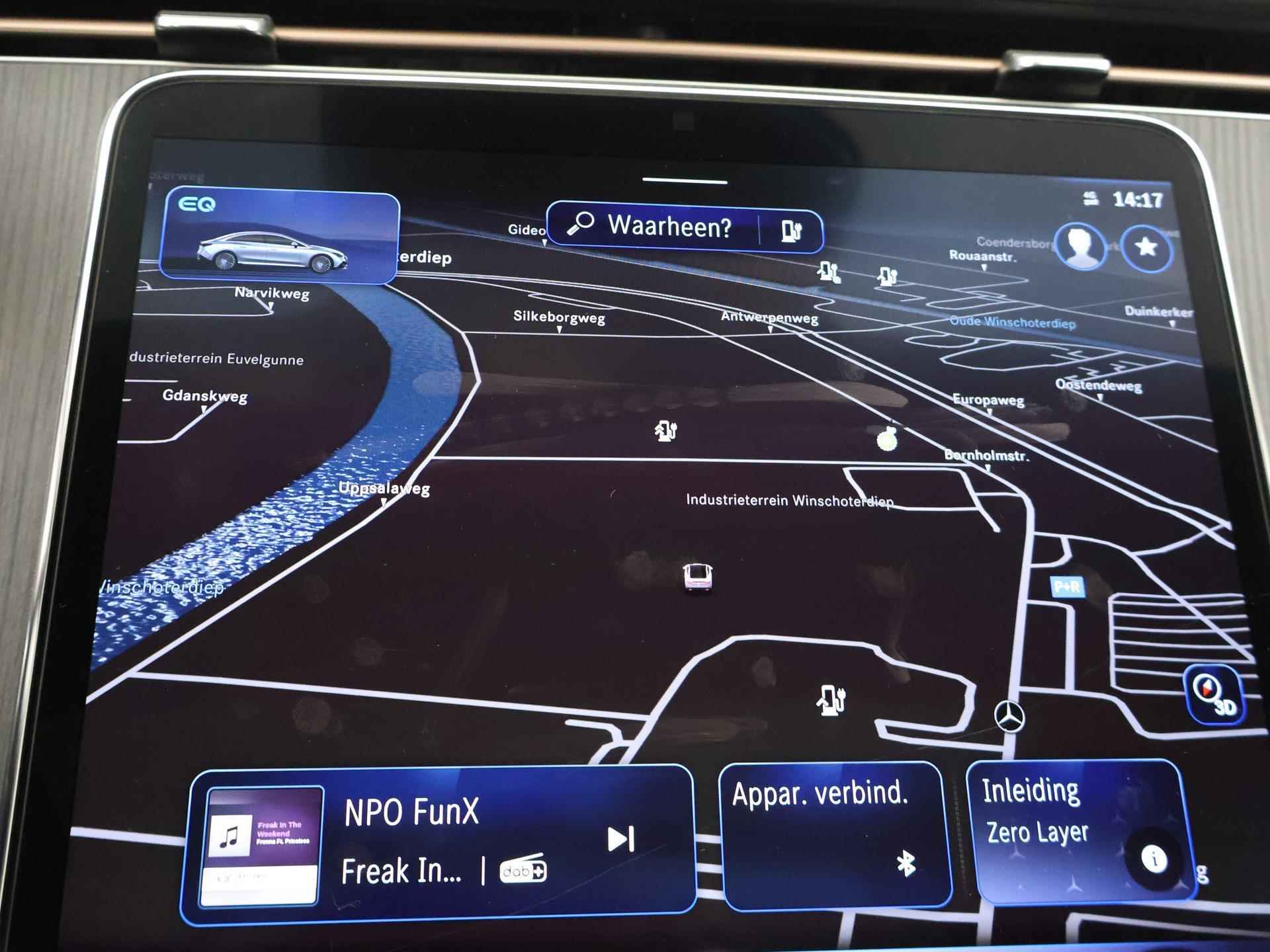 Mercedes-Benz EQE 350+ AMG Line 91 kWh | Panoramadak | Burmester Sound | Smartphone integratie | Achteruitrijcamera | Sfeerverlichting - 15/44