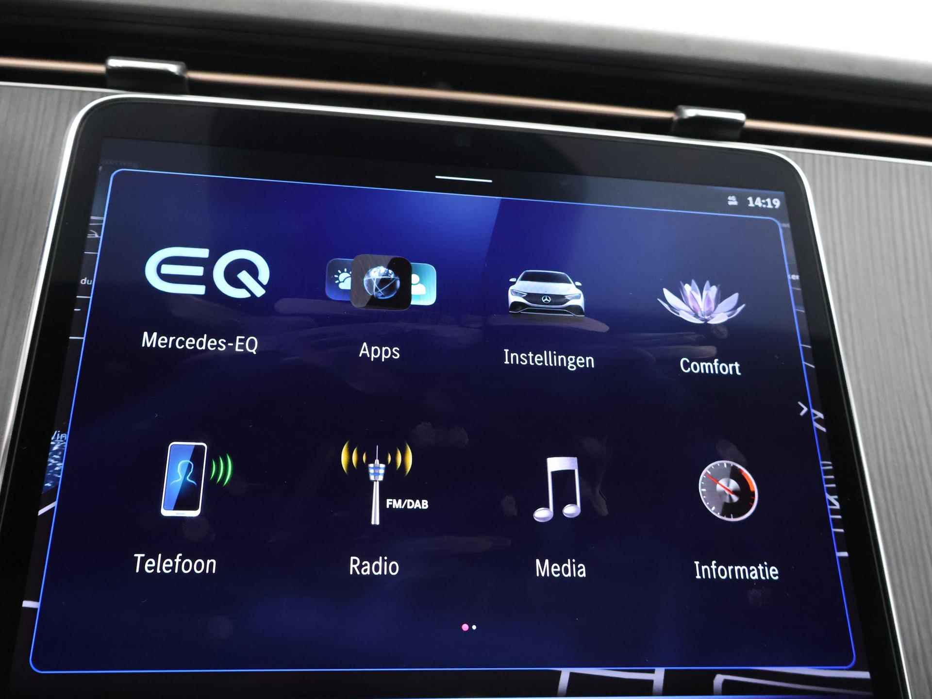 Mercedes-Benz EQE 350+ AMG Line 91 kWh | Panoramadak | Burmester Sound | Smartphone integratie | Achteruitrijcamera | Sfeerverlichting - 24/44