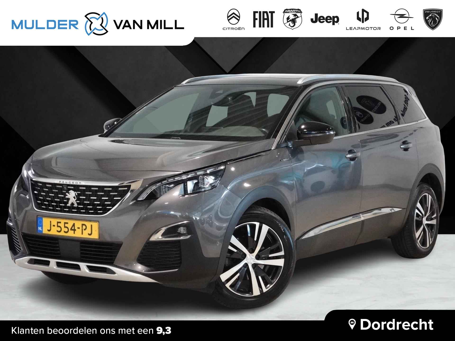 Peugeot 5008 SUV GT-Line 1.2 Turbo 130pk EAT8 AUTOMAAT | SCHUIF/KANTELDAK | NAPPA LEDER | ADAPTIVE CRUISE | HANDSFREE A.KLEP | TREKHAAK | NAVI | DAB+ |