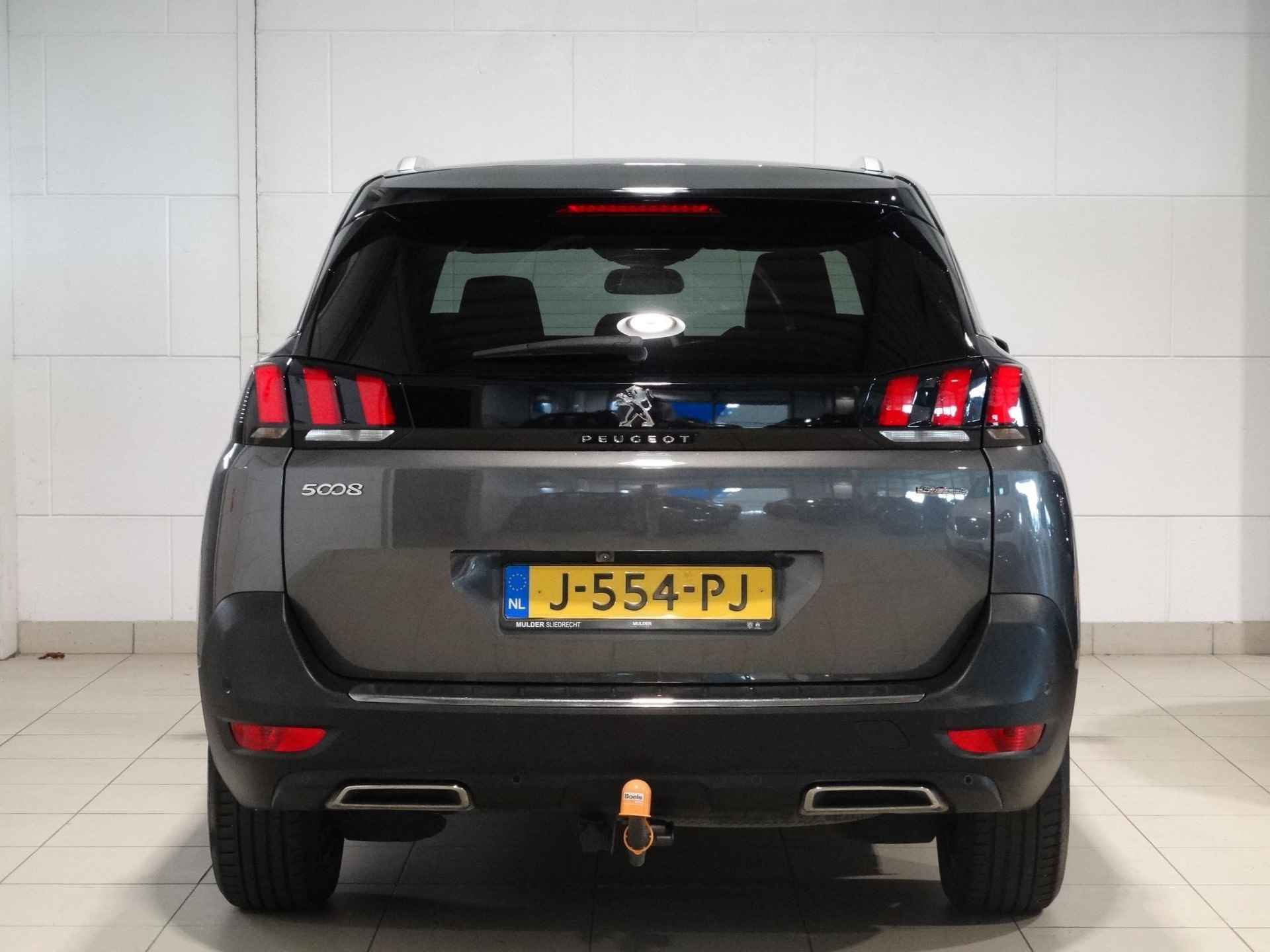 Peugeot 5008 SUV GT-Line 1.2 Turbo 130pk EAT8 AUTOMAAT | SCHUIF/KANTELDAK | NAPPA LEDER | ADAPTIVE CRUISE | HANDSFREE A.KLEP | TREKHAAK | NAVI | DAB+ | - 9/81