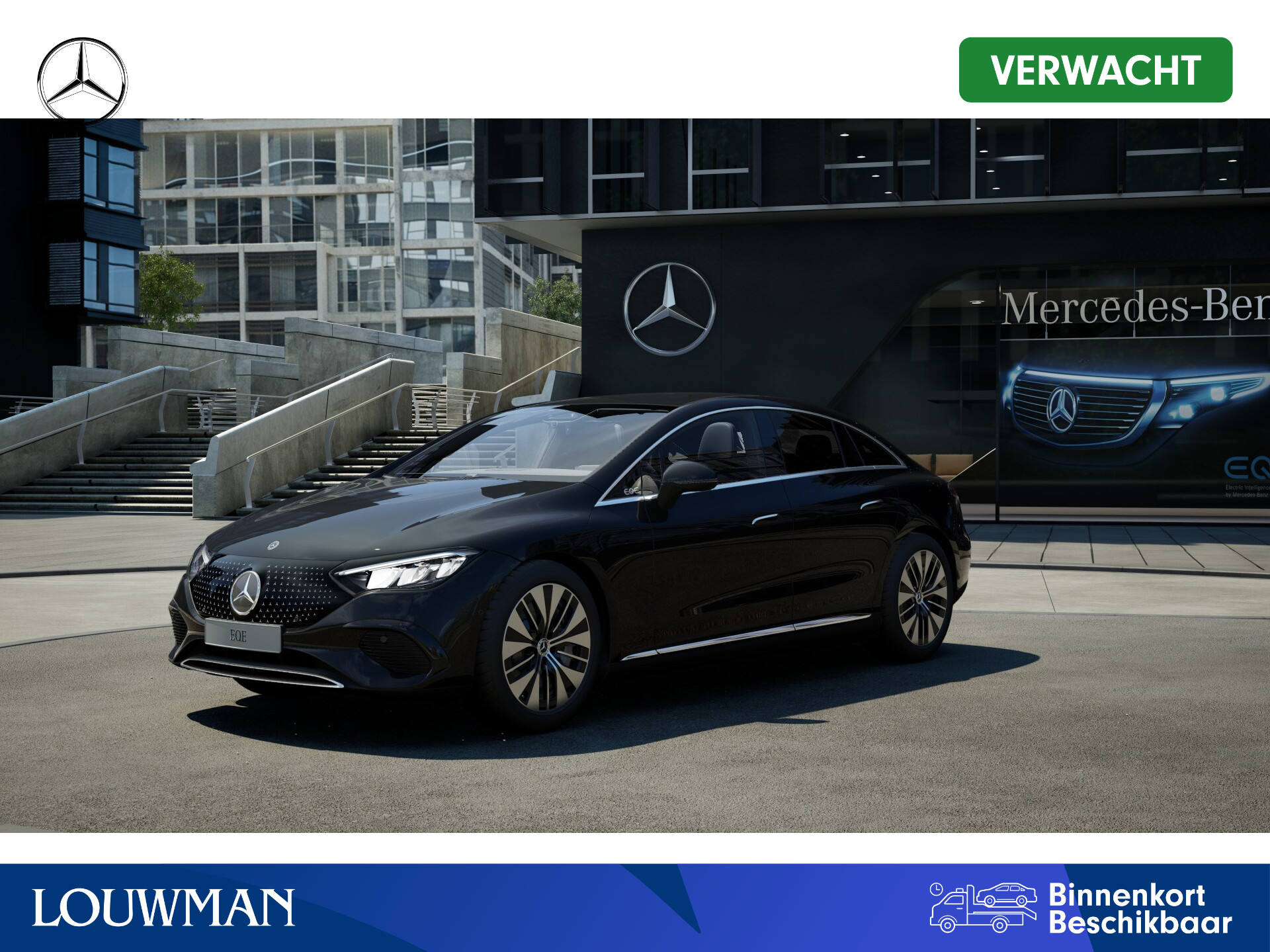 Mercedes-Benz EQE 300 Business Solution 90 kWh | Rijassistentiepakket | Trekhaak | Parkeerpakket met achteruitrijcamera | KEYLESS GO-pakket | USB-pakket Plus | GUARD 360 ° Vehicle protection | Business Plus Pack | Dodehoekassistent |