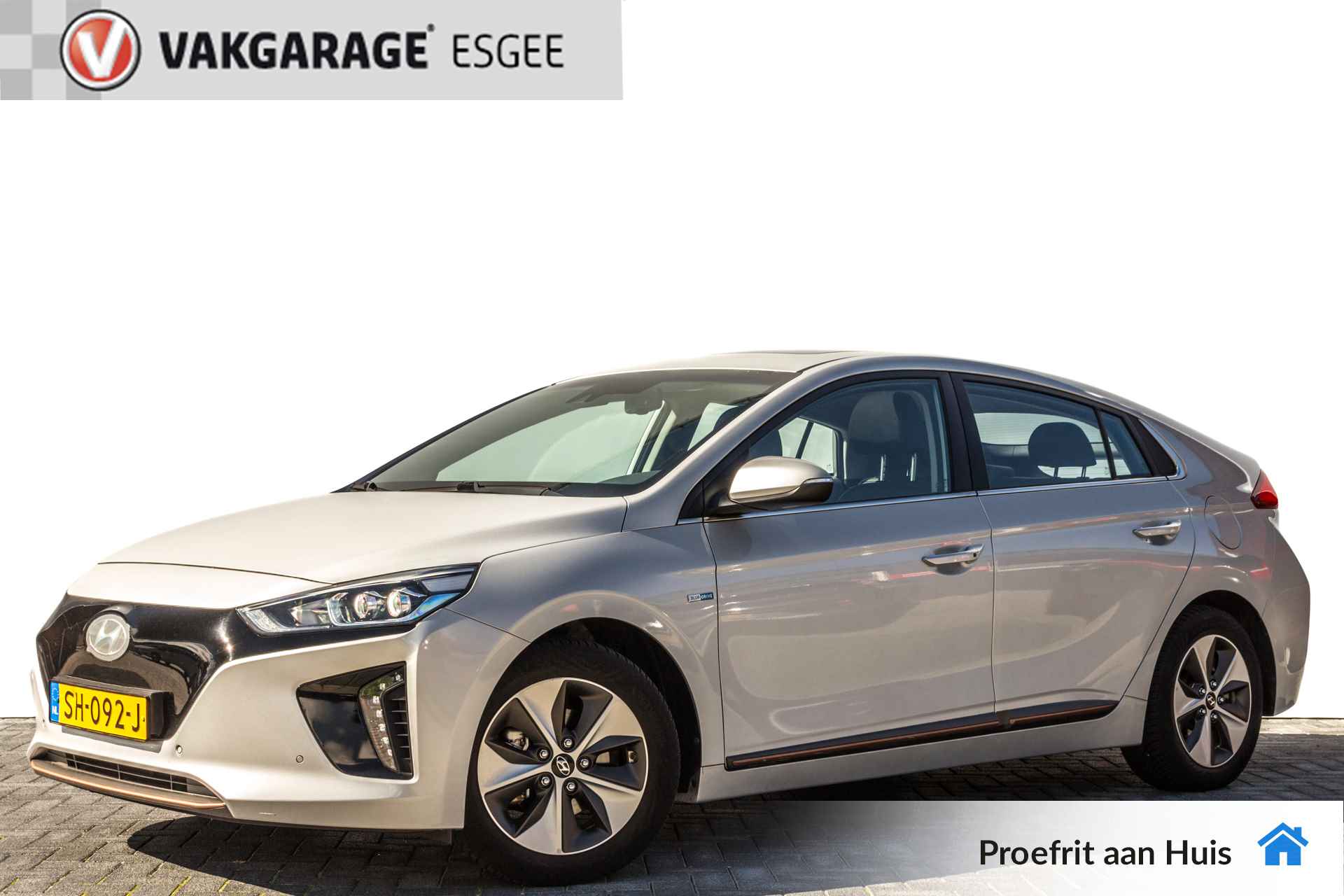 Hyundai IONIQ Premium EV RIJKLAAR NA SEPP SUBSIDIE 12.995 EURO | LEER | Clima | Open Dak | Navigatie | PDC V/A | - 1/5