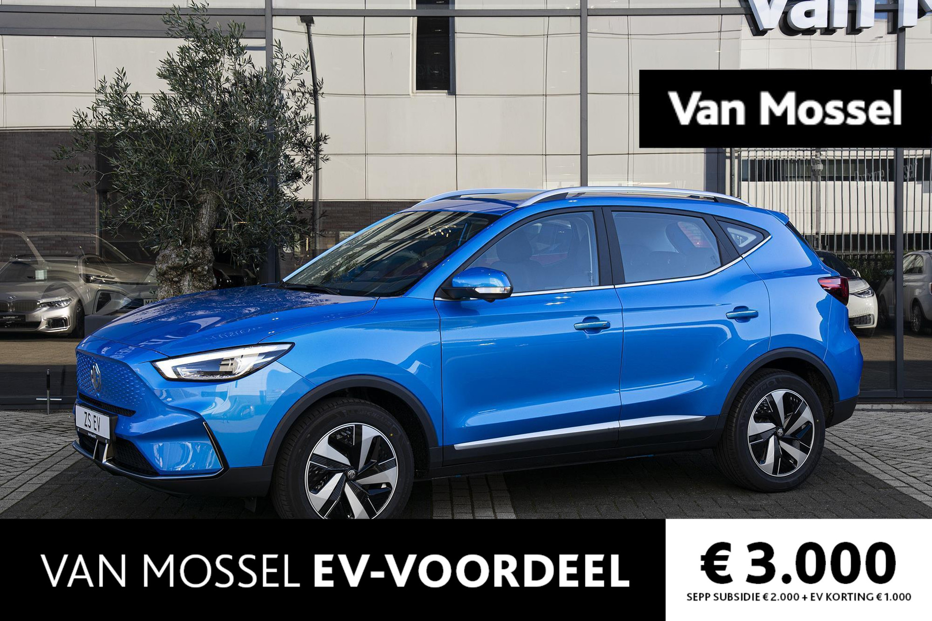 MG ZS EV Long Range Luxury 70 kWh NIEUW |SUPER DEAL | €9.306 Korting | Subsidie €2.000 | Apple Carplay | Camera | PDC