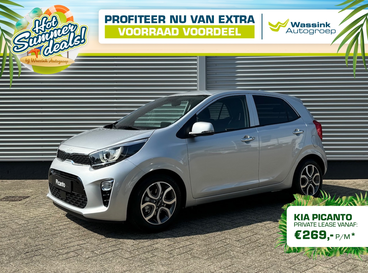 Kia Picanto 1.0 DPi 67pk 4-zits DynamicPlusLine | Navigatie | Climate | Lichtmetalen Velgen |