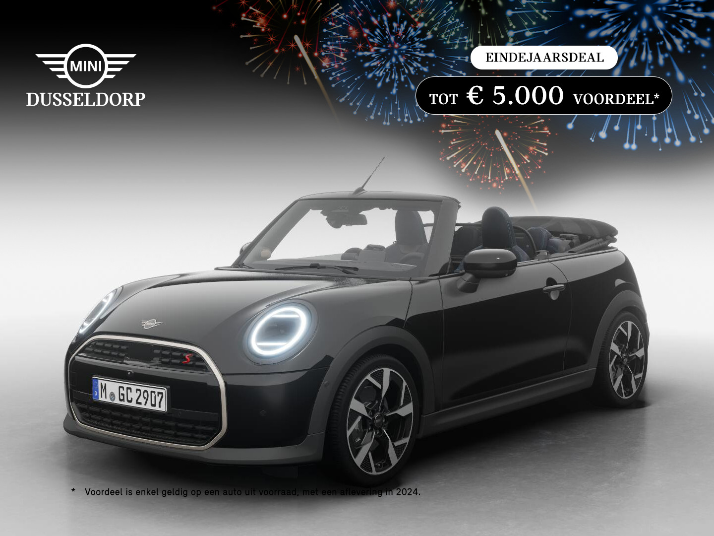 MINI Cooper Cabrio S Favoured Trim Pakket XL PRIVATE LEASE EUR 929,- (48 mnd/10.000km)