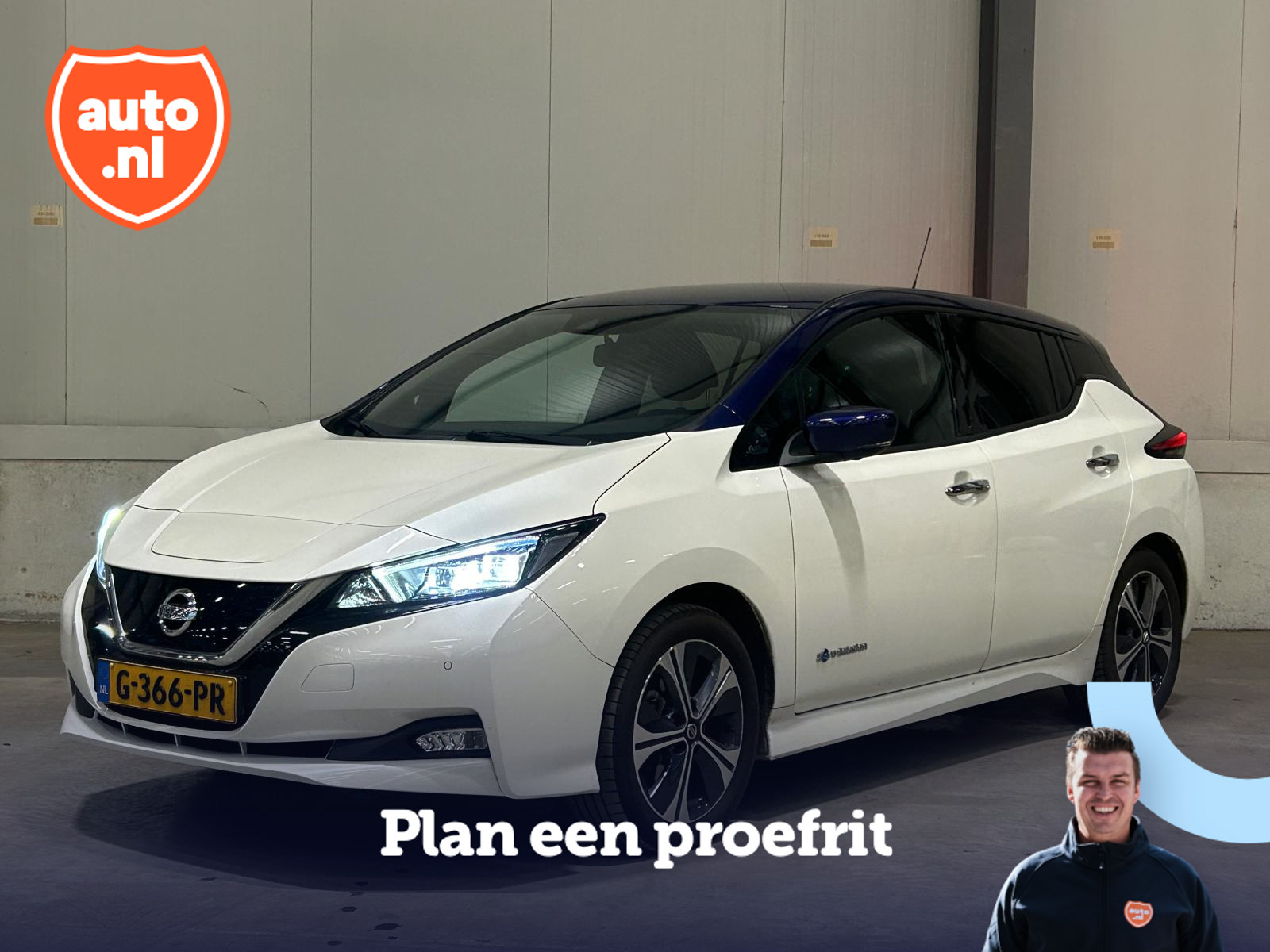 Nissan Leaf Tekna 40 kWh | Two Tone | 360 Camera | Dodehoek detectie | LED | Stoelverwarming V+A | Keyless | 17'LM Velgen |