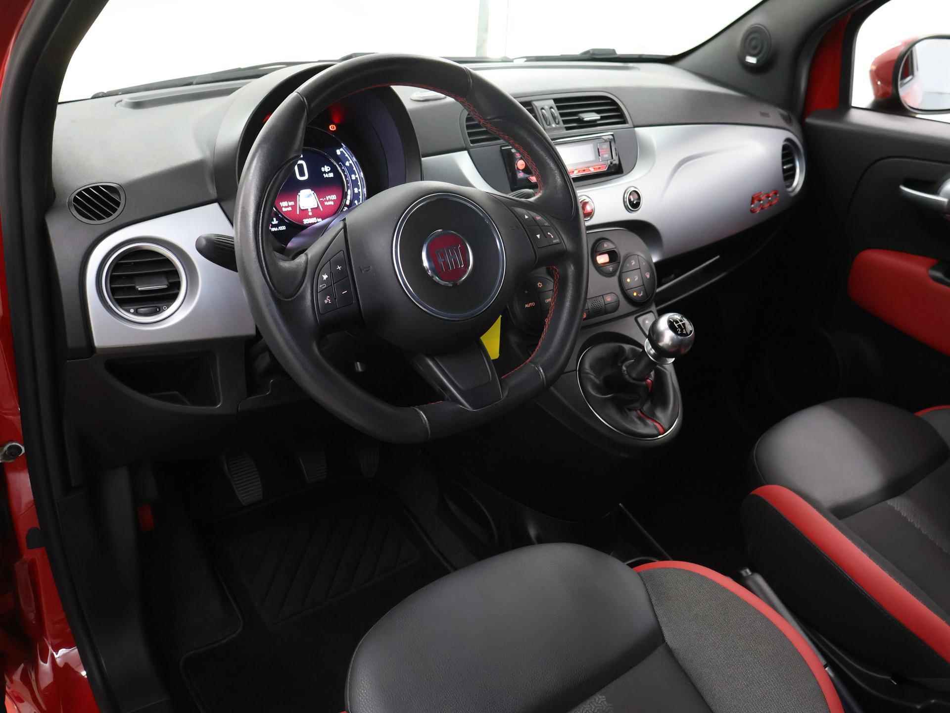 Fiat 500 0.9 TwinAir Turbo 500S | Lederen Sportsteoelen | Climate Control | Lederen stuurwiel | - 8/26