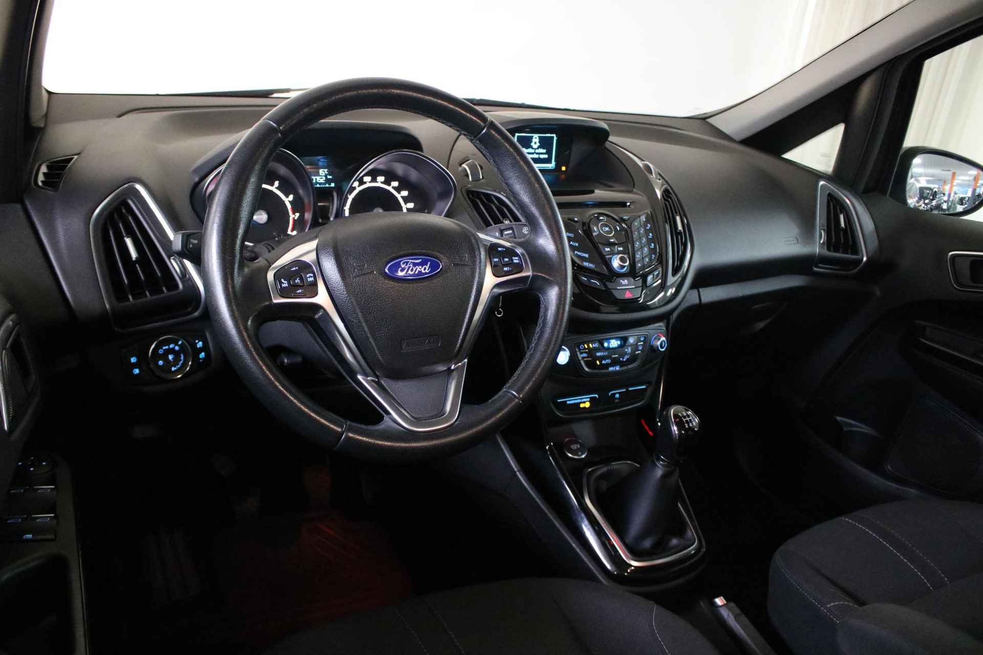 Ford B-MAX 1.0 EcoBoost Titanium 125 PK. Clima - Cruise - Lichtmetaal - Elek. ramen - Bluetooth. - 5/33