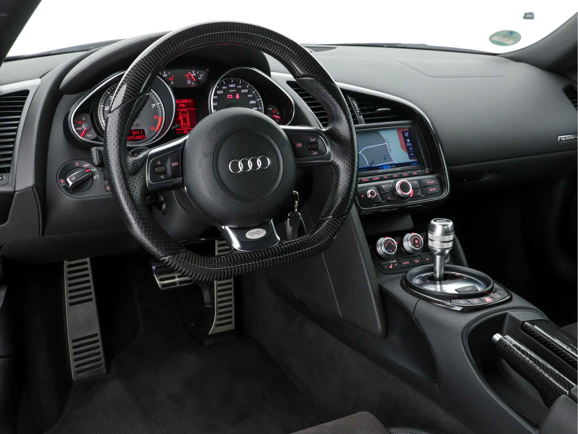 Audi R8 4.2 V8 FSI "ROBOT V-BAK PROBLEEM !!!*BANG&OLUFSEN-SURROUND | NAVI-FULLMAP | BI- XENON | ALCANTARA-LEATHER | ECC | SHIFT-PADDLES | PDC | CRUISE | SPORT-SEATS | 19 "ALU* - 7/32