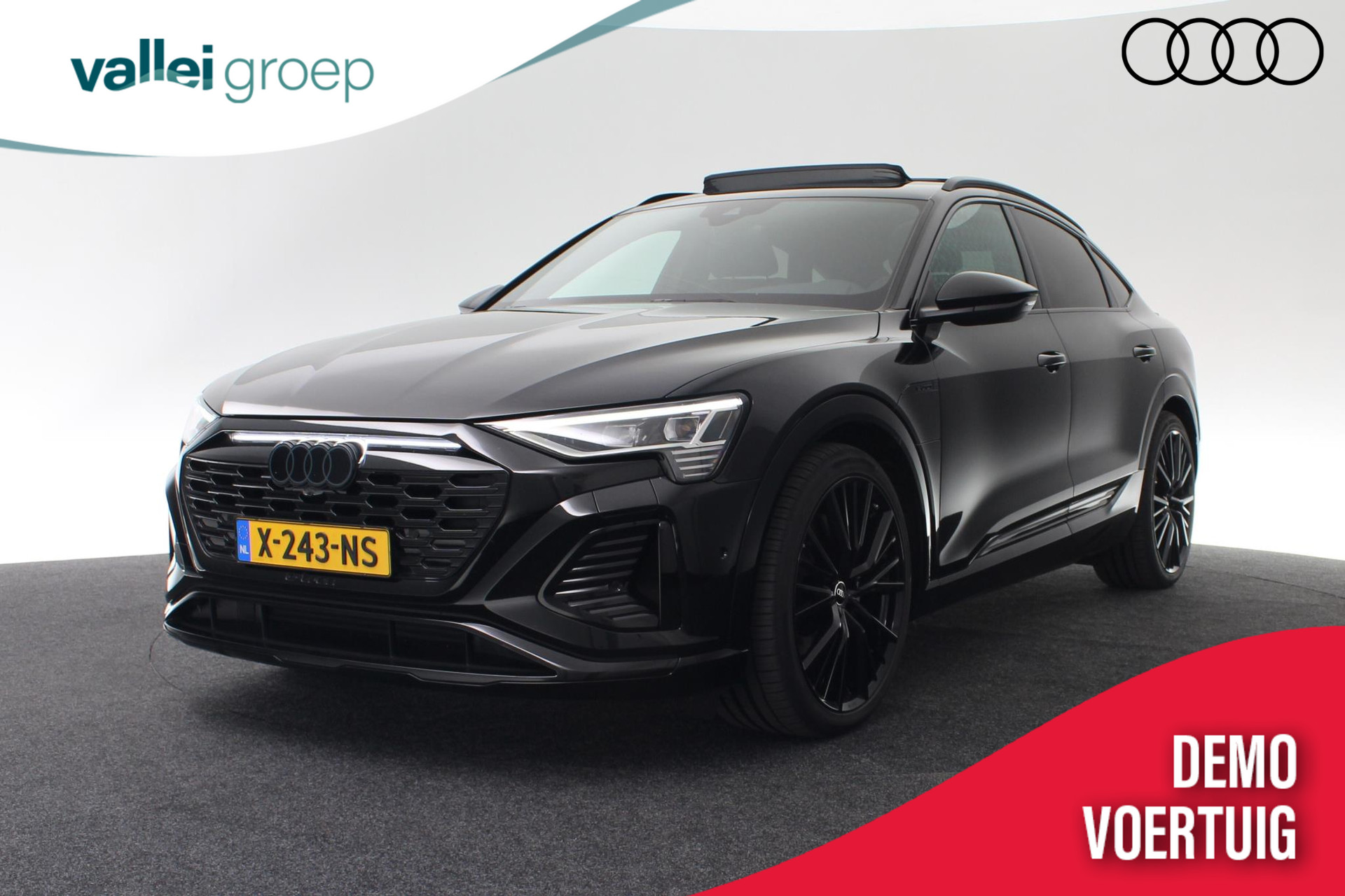 Audi Q8 e-tron Sportback S Edition 250kw/340PK 95Kwh | Panoramadak | Tweede laadaansluiting | Leder | 22 inch lichtmetalen velgen |