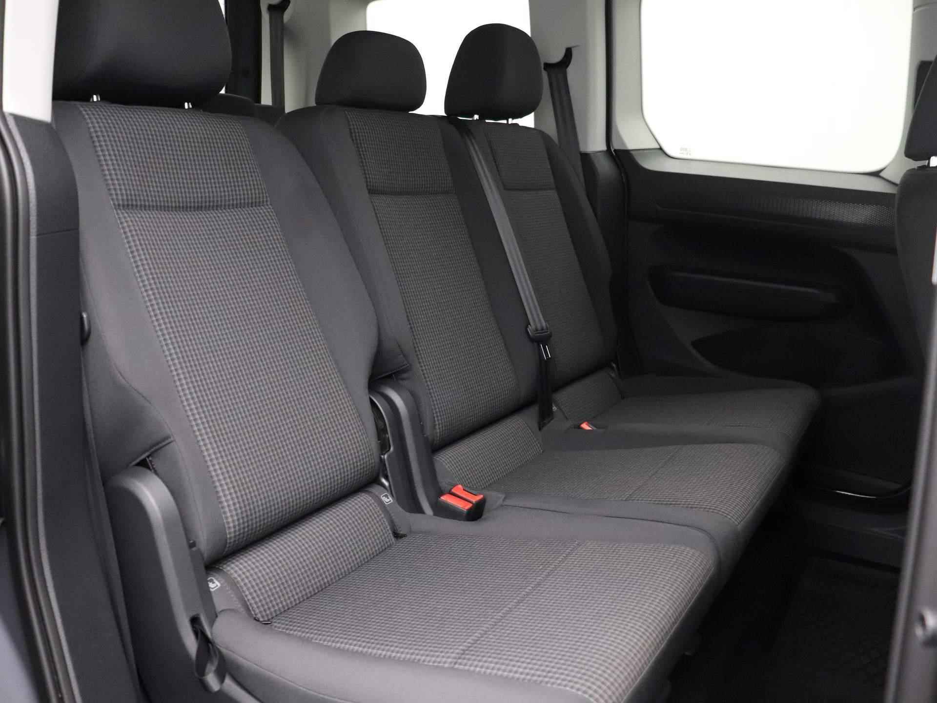 Volkswagen Caddy 1.5 TSI 114 PK DSG | 7-zits | Automaat | Airco | Stoelverwarming | Cruise Control | Parkeersensoren | LED | Schuifdeur links | Schuifdeur rechts | - 35/38