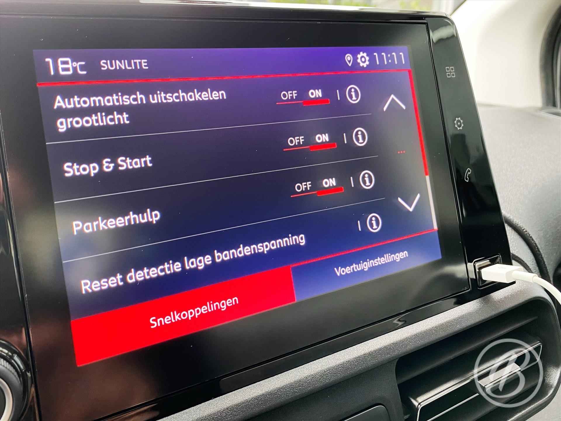 CITROEN Berlingo 1.2 130pk EAT8 Automaat XL Shine 7 zits | camera, navi via apple carplay of android auto, dab, parkeersensoren, 16 inch velgen, 7 zitplaatsen, climate - 34/64