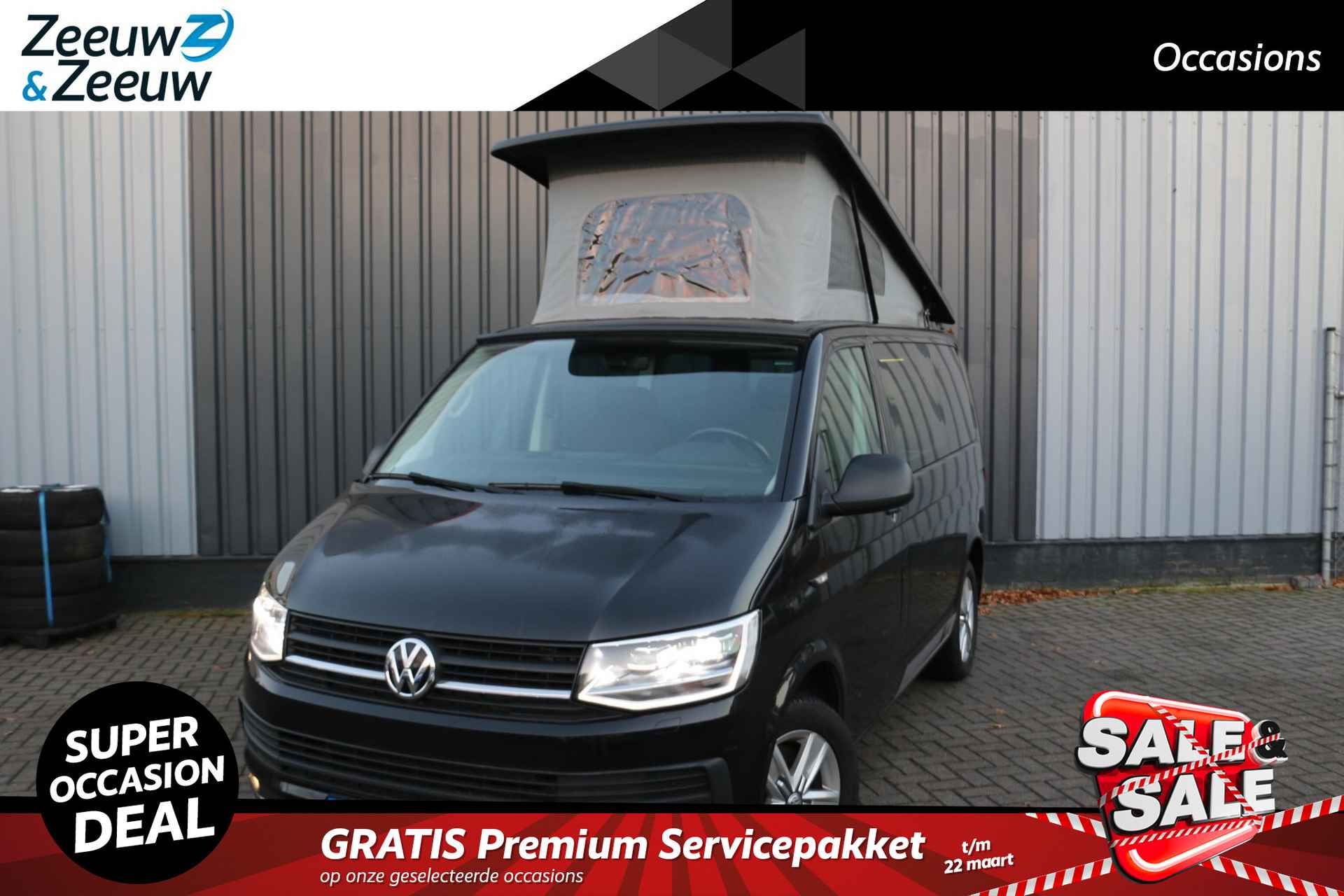 Volkswagen Multivan camper, DSG automaat, 4 slaapplaatsen, airco, cruise, California look