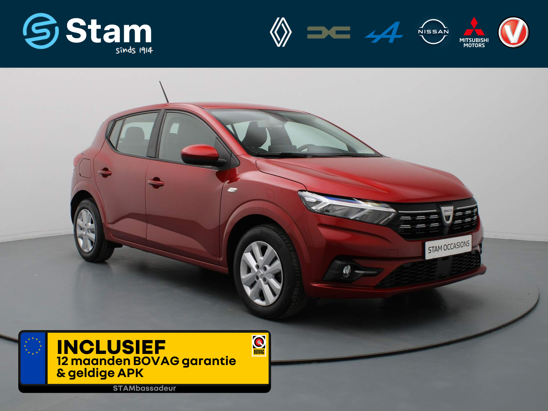 Dacia Sandero TCe 100pk Bi-Fuel Comfort Airco | Carplay | Cruise | Parksens. | Trekhaak