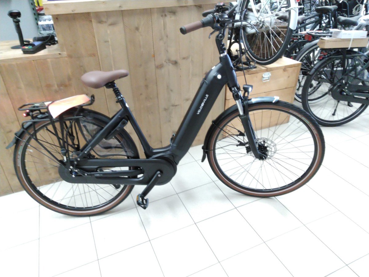 Velo de Ville Aeb 890 smart Dames Deep black mat 50cm 2024