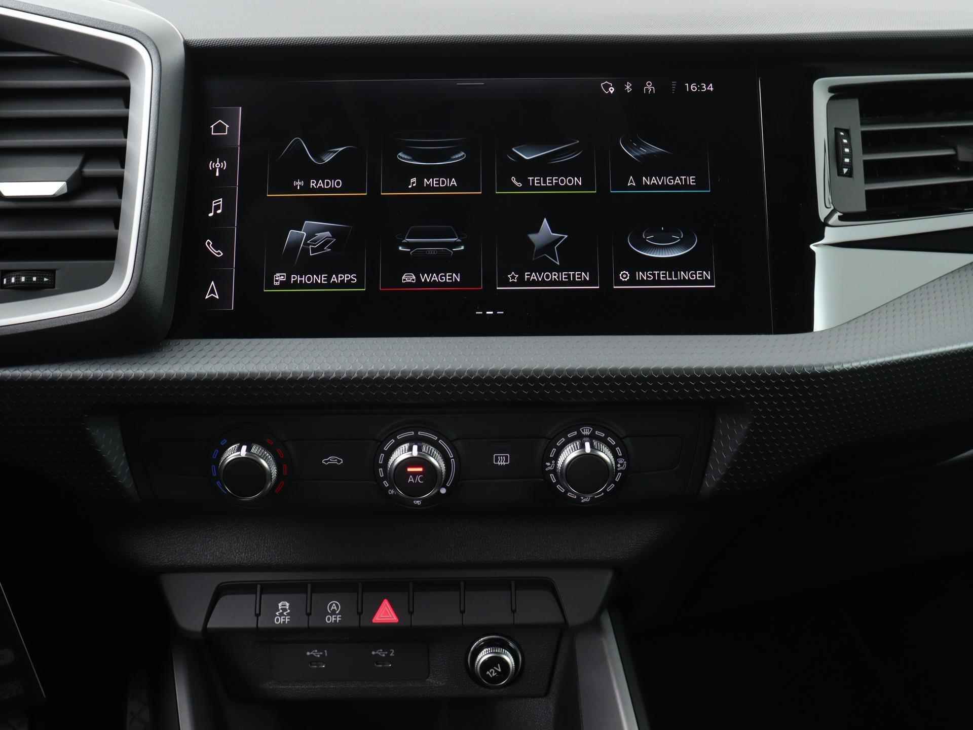 Audi A1 Sportback 25 TFSI Pro Line 95 PK | Nieuw | Fabrieksgarantie | Audi Virtual Cockpit | Parkeersensoren achter | Apple Carplay | Android Auto | Cruise control | Airco | DAB+ | - 12/23