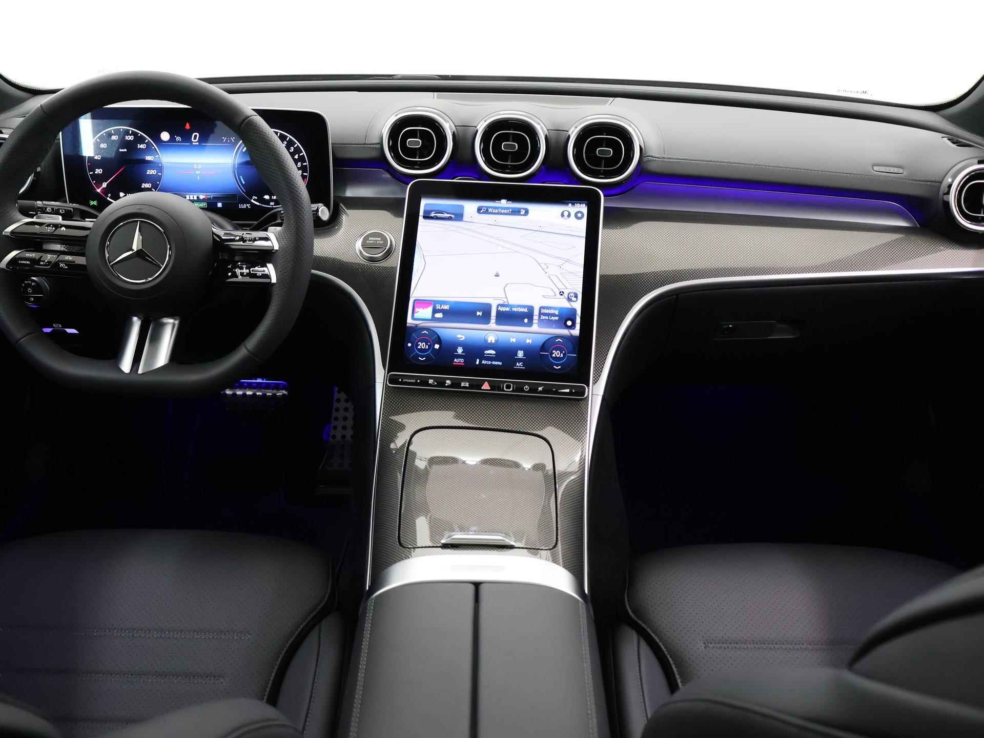 Mercedes-Benz C-klasse Estate 300 e AMG Line  | Panorama-schuifdak | Sfeerverlichting | Memory pakket | Achteruitrijcamera | Apple Carplay - 9/45