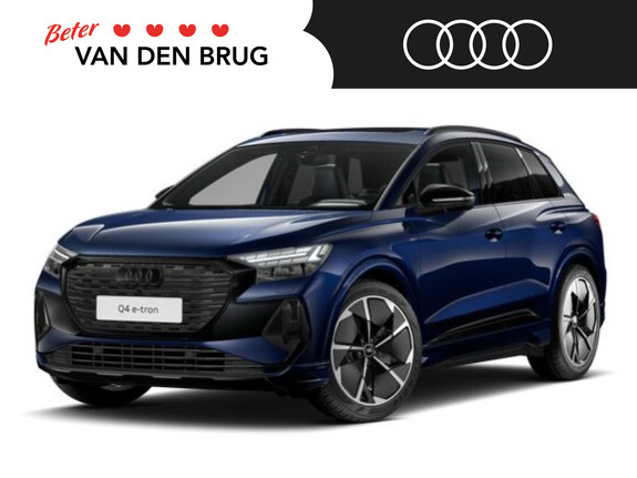 Audi Q4 e-tron 45 S Edition 82 kWh | Het voordeel is € 3.359,- | Assistentie plus pakket | Optiek zwart plus | Privacy glass | Panoramadak | bij viaBOVAG.nl