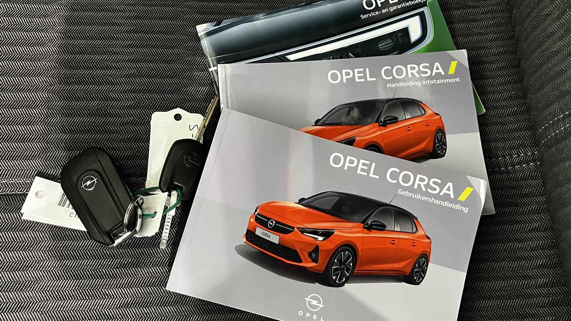 OPEL Corsa 1.2 Turbo 100pk Edition Zwart dak  NAVI DAB APPLE CARPLAY - 28/38