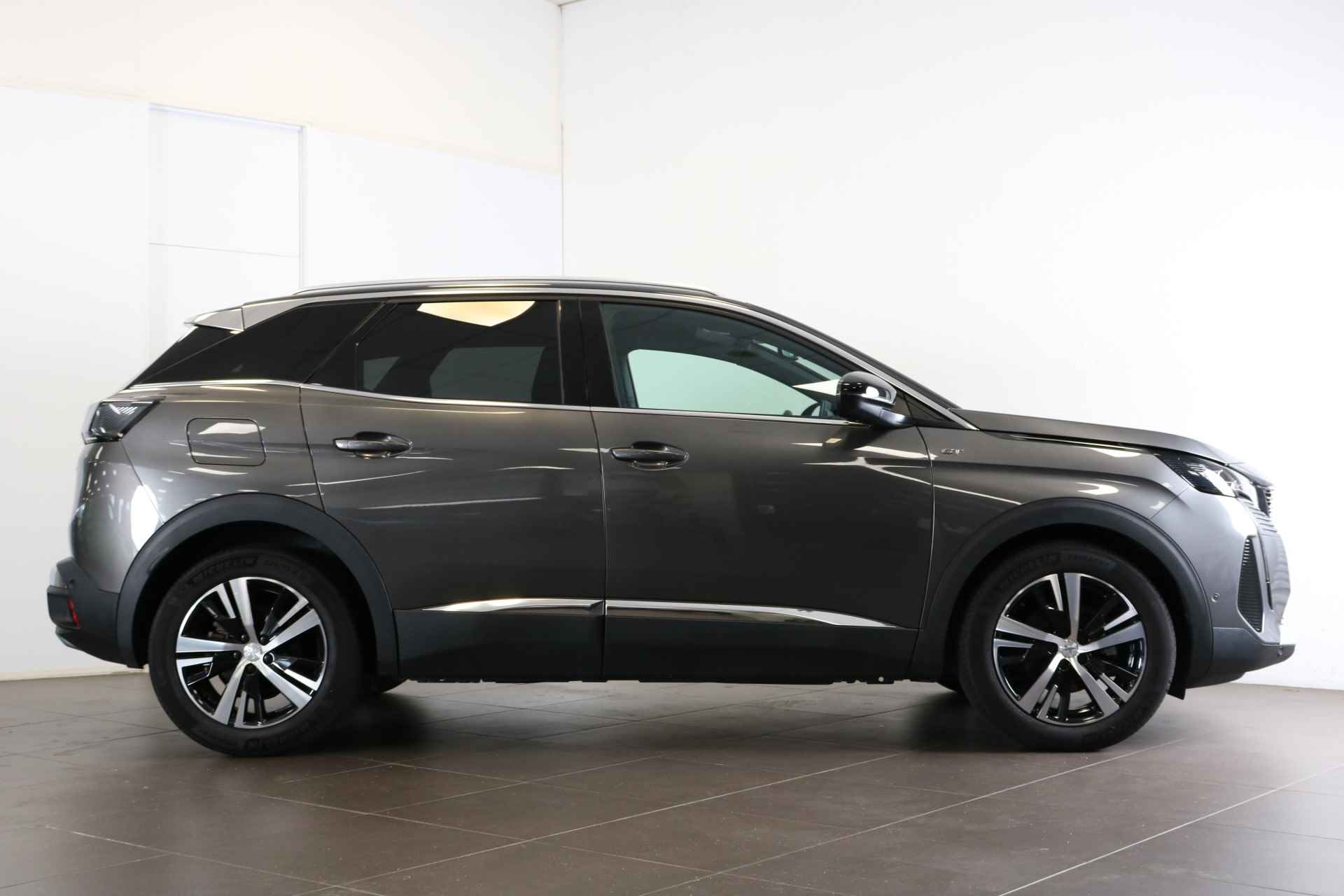 Peugeot 3008 1.2 PureTech GT 130pk Automaat | Navi | Leder /alcantara | El. bed. achterklep | Adaptieve Cruise control | Camera | Keyless Entry | - 5/55