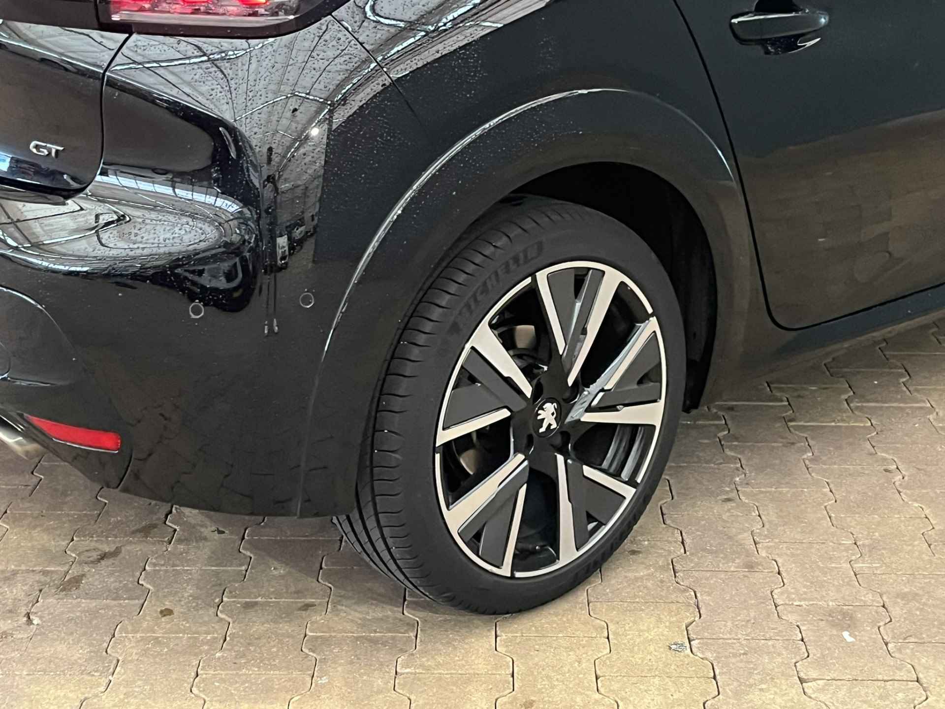 Peugeot 208 1.2 100PK GT | Camera | DAB+ | 3D-Dash | 17'' Lichtmetaal | Clima | Bluetooth | Getint glas | Leder/Stof | LED | Touchscreen | 2022! | 23.500Km! - 7/29