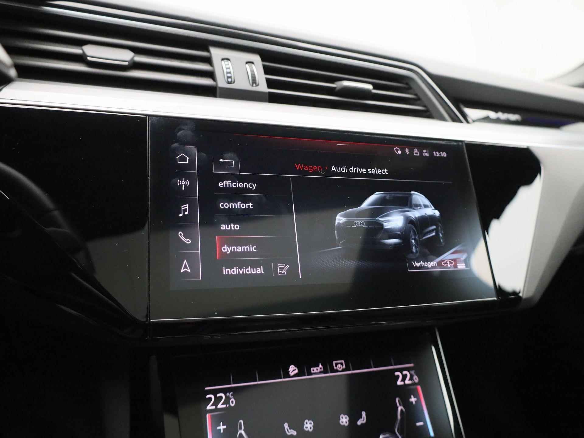 Audi e-tron e-tron 55 quattro advanced 95 kWh | Automaat | Leder | Navigatie | Camera spiegels | | Bang & Olufsen | Virtual cockpit | DAB | Stoel verwarming | Camera | Climate control | LMV | DAB - 37/51