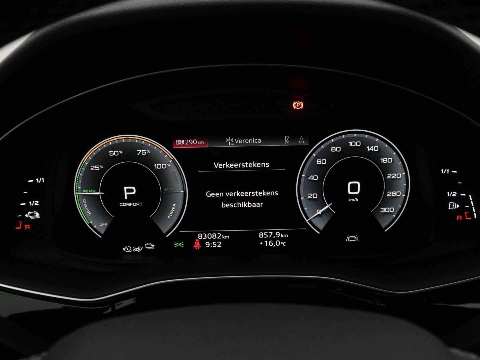 Audi Q8 55 TFSI e quattro Pro Line S 381 PK | S-line | Automaat | Navigatie | Panoramadak | Cruise Control | Trekhaak | Stoelverwarming | Virtual Cockpit | LED | Lichtmetalen velgen | Parkeerhulp plus | Audi soundsystem | - 15/24