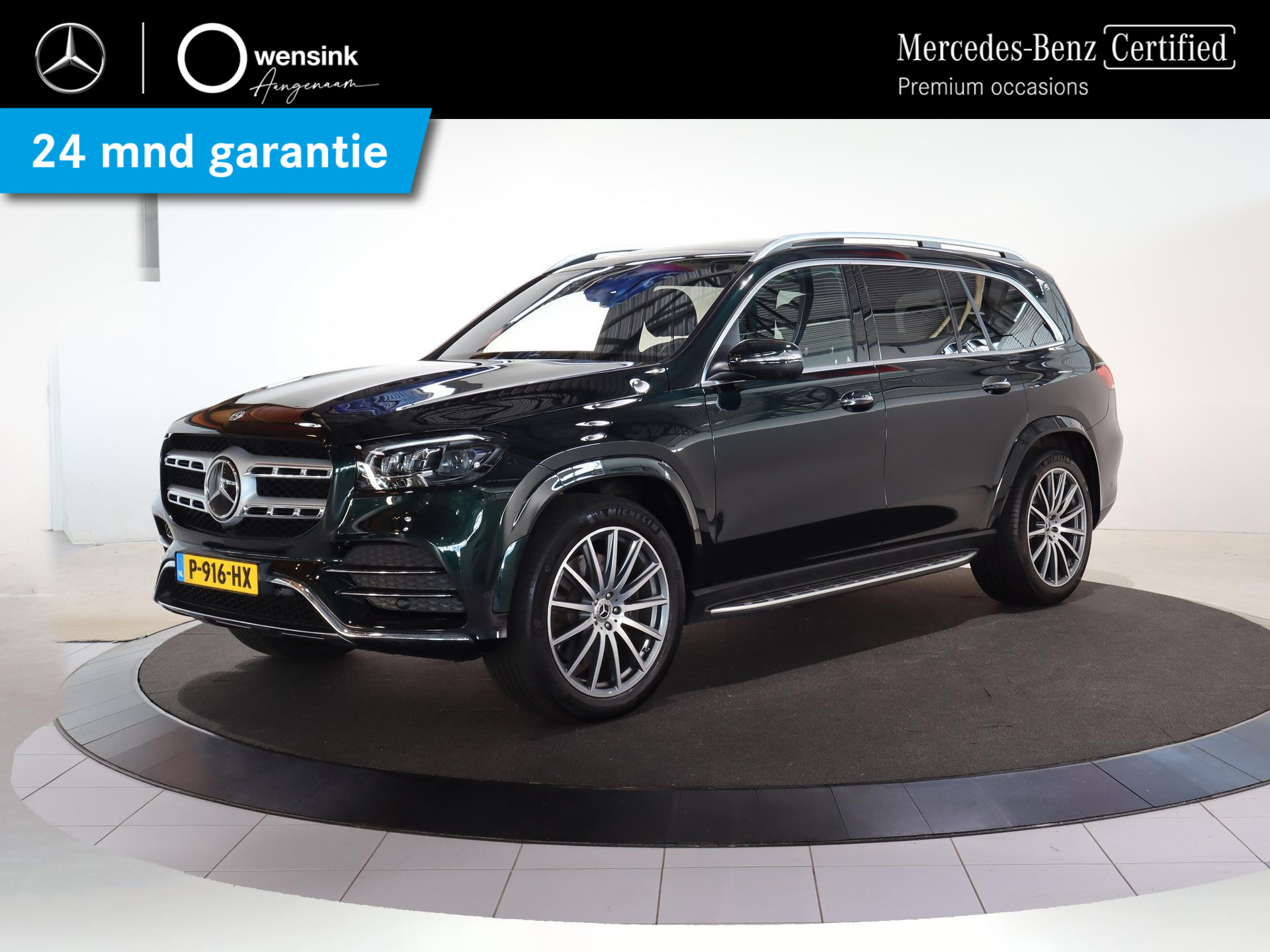 Mercedes-Benz GLS 400 d 4MATIC Premium Plus | AMG | Panoramadak | Trekhaak | 7-sits | Treeplanken | Rijassistentiepakket | Head-up display | Burmester |