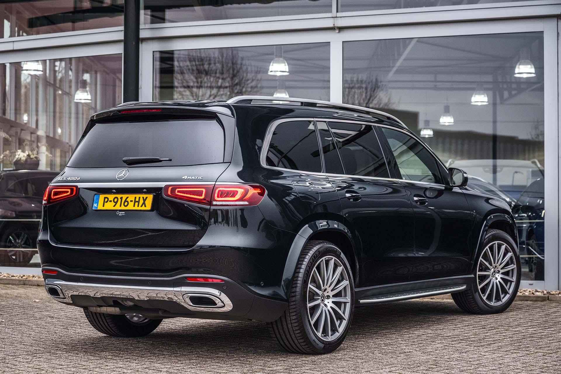 Mercedes-Benz GLS 400 d 4MATIC Premium Plus | AMG | Panoramadak | Trekhaak | 7-sits | Treeplanken | Rijassistentiepakket | Head-up display | Burmester | - 3/46