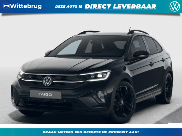 Volkswagen Taigo 1.0 TSI DSG R-Line Edition BLACK STYLE !!!Profiteer ook van 2.000 EURO inruilpremie!!!