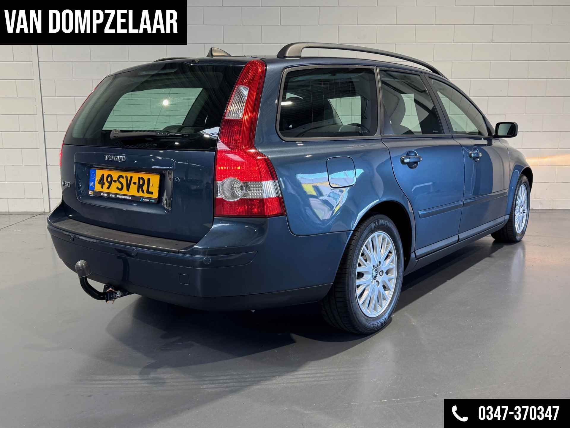 Volvo V50 2.4 Edition II 5 cil. / Perfecte Youngtimer / Trekh. / 140PK / stoelverw. / glazen dak / - 8/26