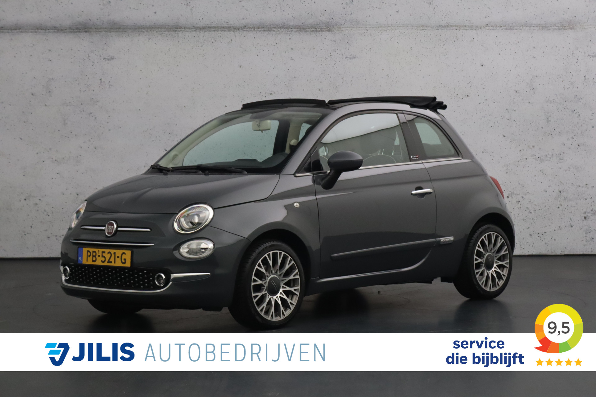 Fiat 500C 0.9 TwinAir Turbo Lounge | Elektrisch bedienbaar open dak | Airconditioning | Navigatie