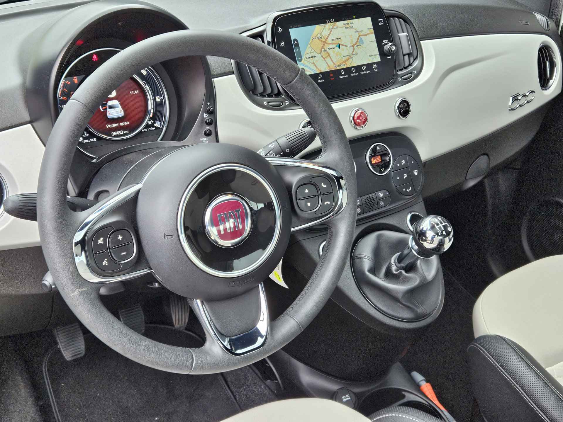 Fiat 500 1.0 Hybrid Star Launch Edition Navigatie | Cruise Control | Climate Control | Panoramadak - 9/37