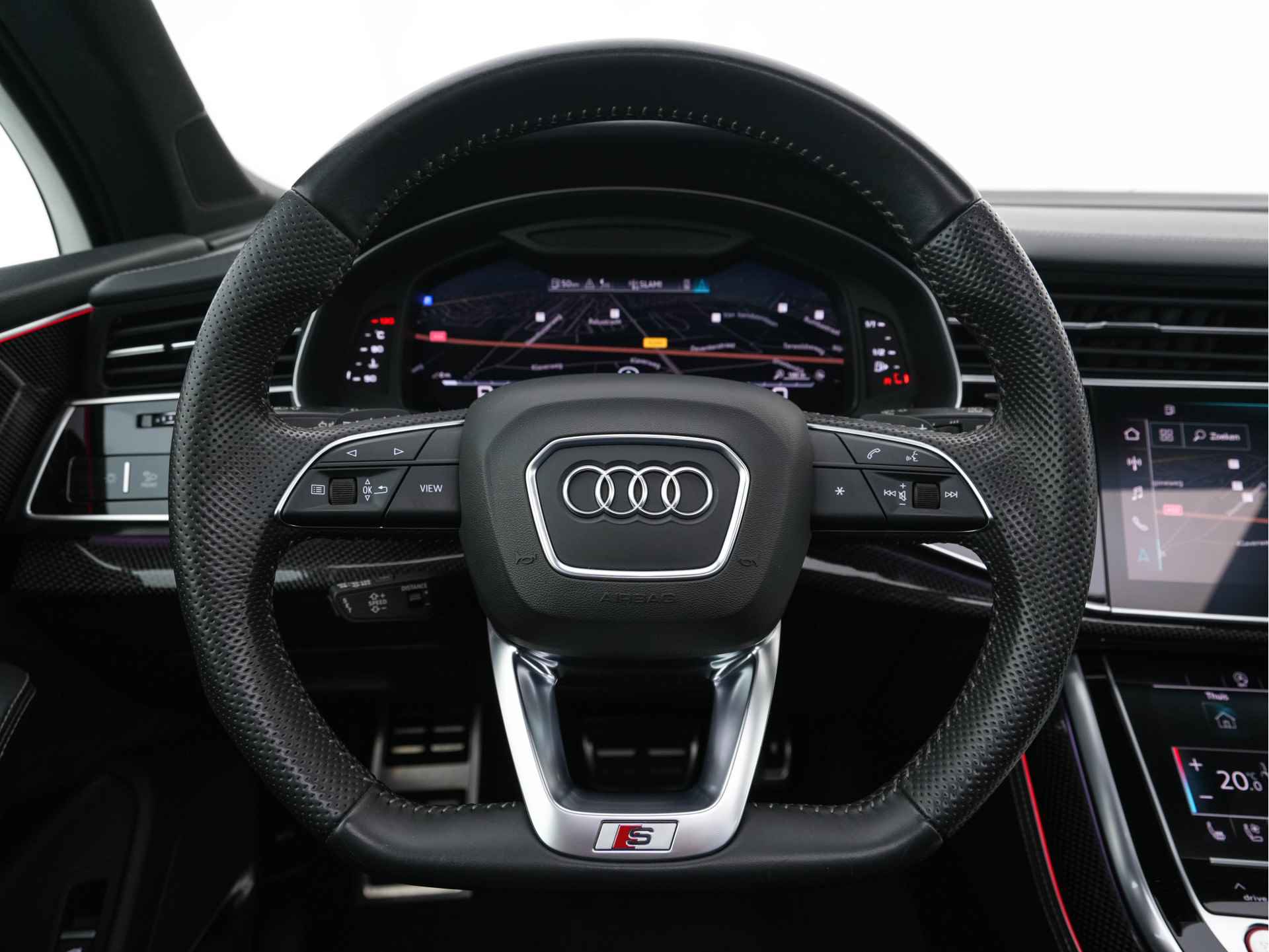 Audi Q7 4.0 TDI SQ7 Quattro [ 7-Pers. ] Aut. *PANO | HEAD-UP | LASER-LED | NIGHT-VISION | VALCONA-DESIGN-LEATHER | BOSE-SURROUND | SURROUND-VIEW | MEMORY-PACK | NAVI-FULLMAP |  TOWBAR | AMBIENT-LIGHT | DAB | MASSAGE-SPORT-SEATS | . - 21/47