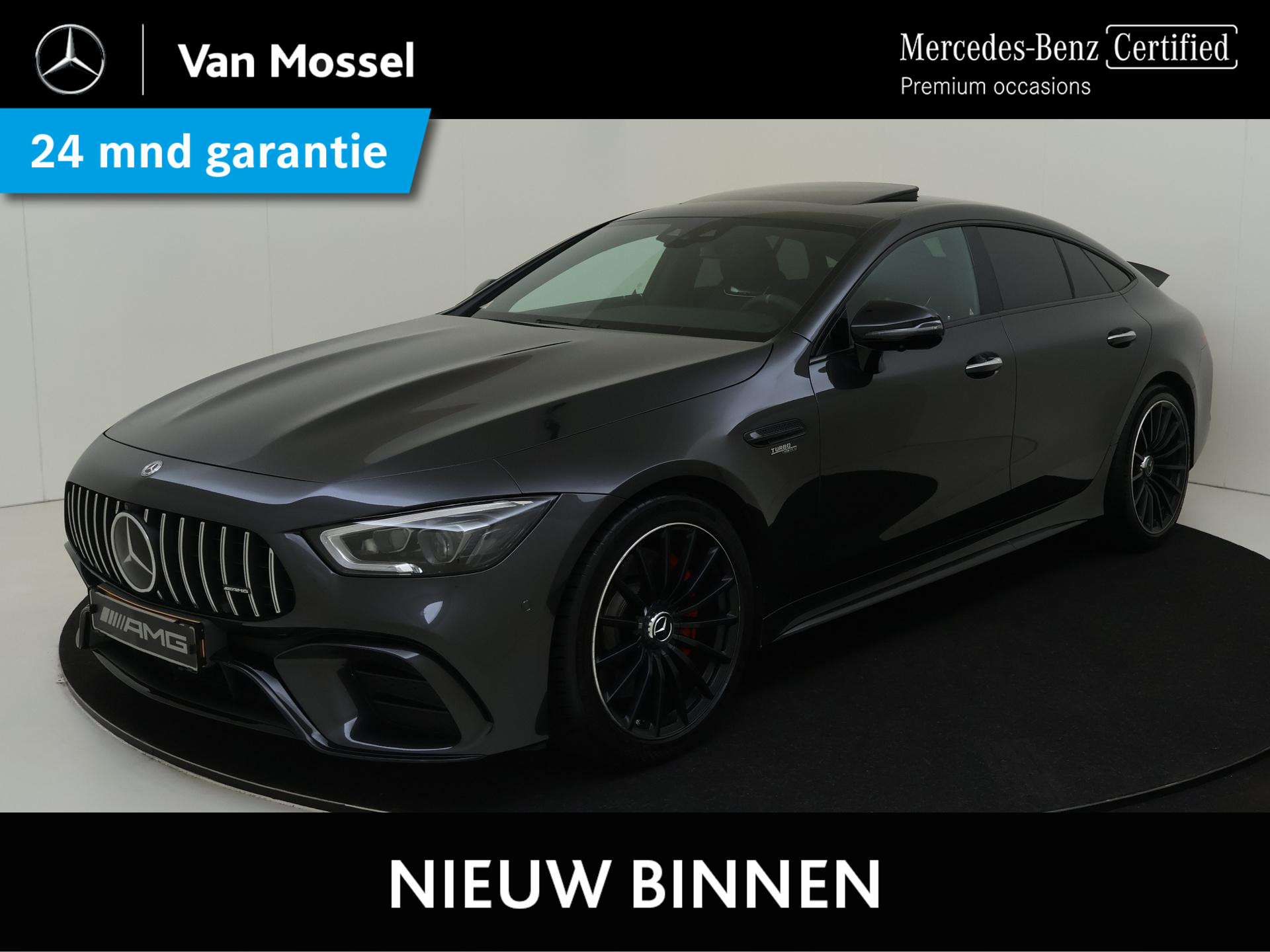 Mercedes-Benz AMG GT 4-Door Coupe AMG 43 4MATIC+ Premium Plus Schuif-Kanteldak / Memory Seats / Burmester / Keyless entry / AMG Ride Control / V8 Styling Pakket / AMG Performance Stuurwiel /