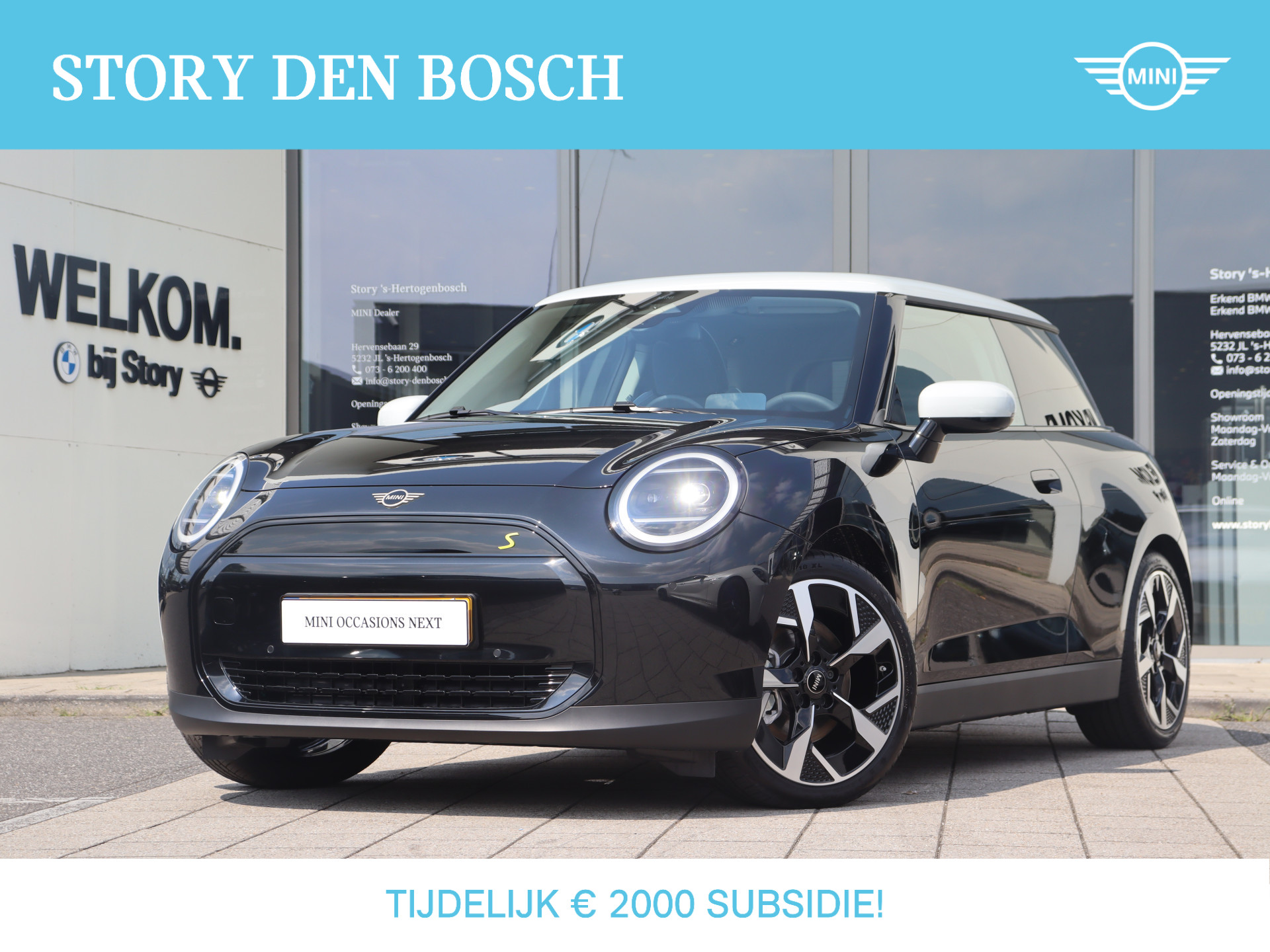 MINI Hatchbck Cooper SE / Classic / Pakket M / 18 inch / Achteruitrijcamera / Stoelverwarming / Head Up Display