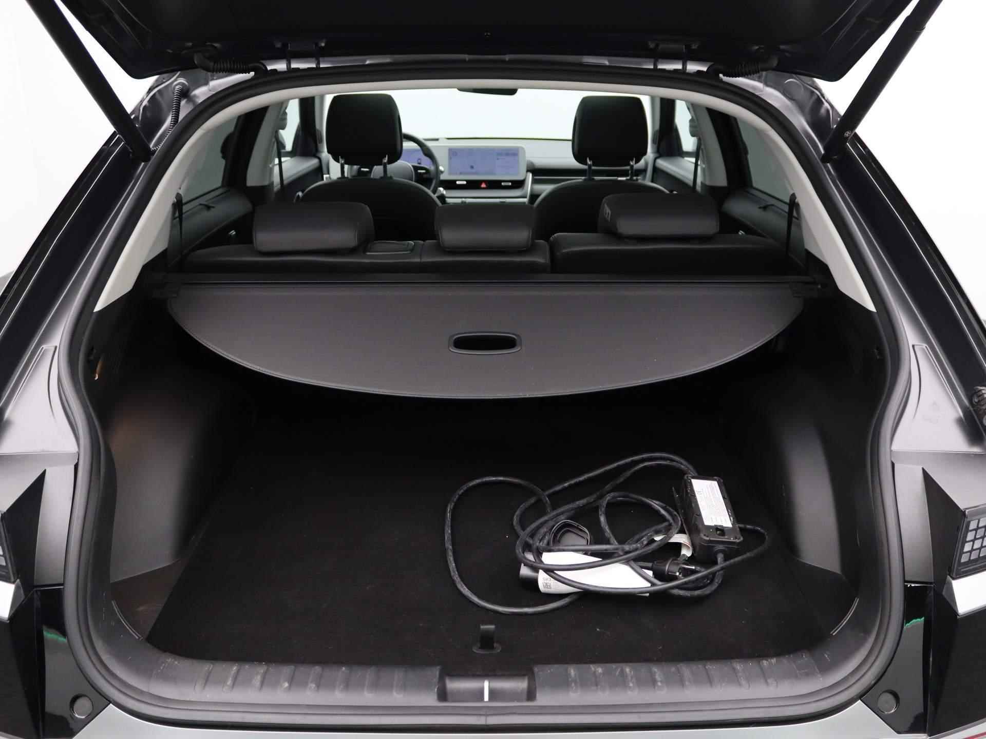 Hyundai IONIQ 5 Lounge 77 kWh | PANORAMADAK | BOSE AUDIO | LEDER | STOELVERWARMING V+A | ELEKTRISCHE ACHTERKLEP | STOELVENTILATIE | STUURWIEL VERWARMING | ADAPTIVE CRUISE CONTROL | ELEKTRISCHE BESTUURDERSTTOEL MET GEHEUGEN | LED KOPLAMPEN | LANE ASSIST | STOELVENTILATIE | HEAD-UP DISPLAY | APPLE CARPLAY/ANDROID AUTO | - 33/43