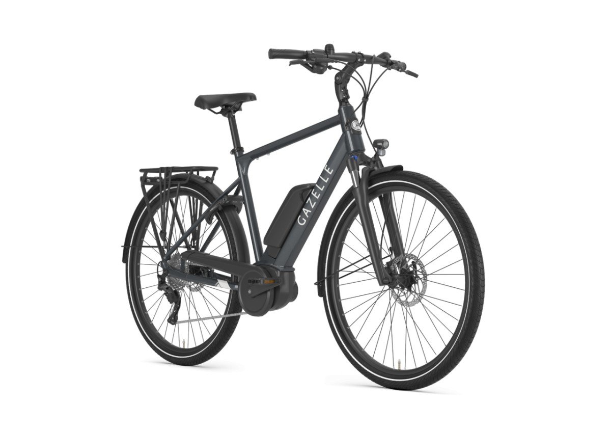 GAZELLE Medeo T9 Heren Anthracite Grey Glans 55cm 2022