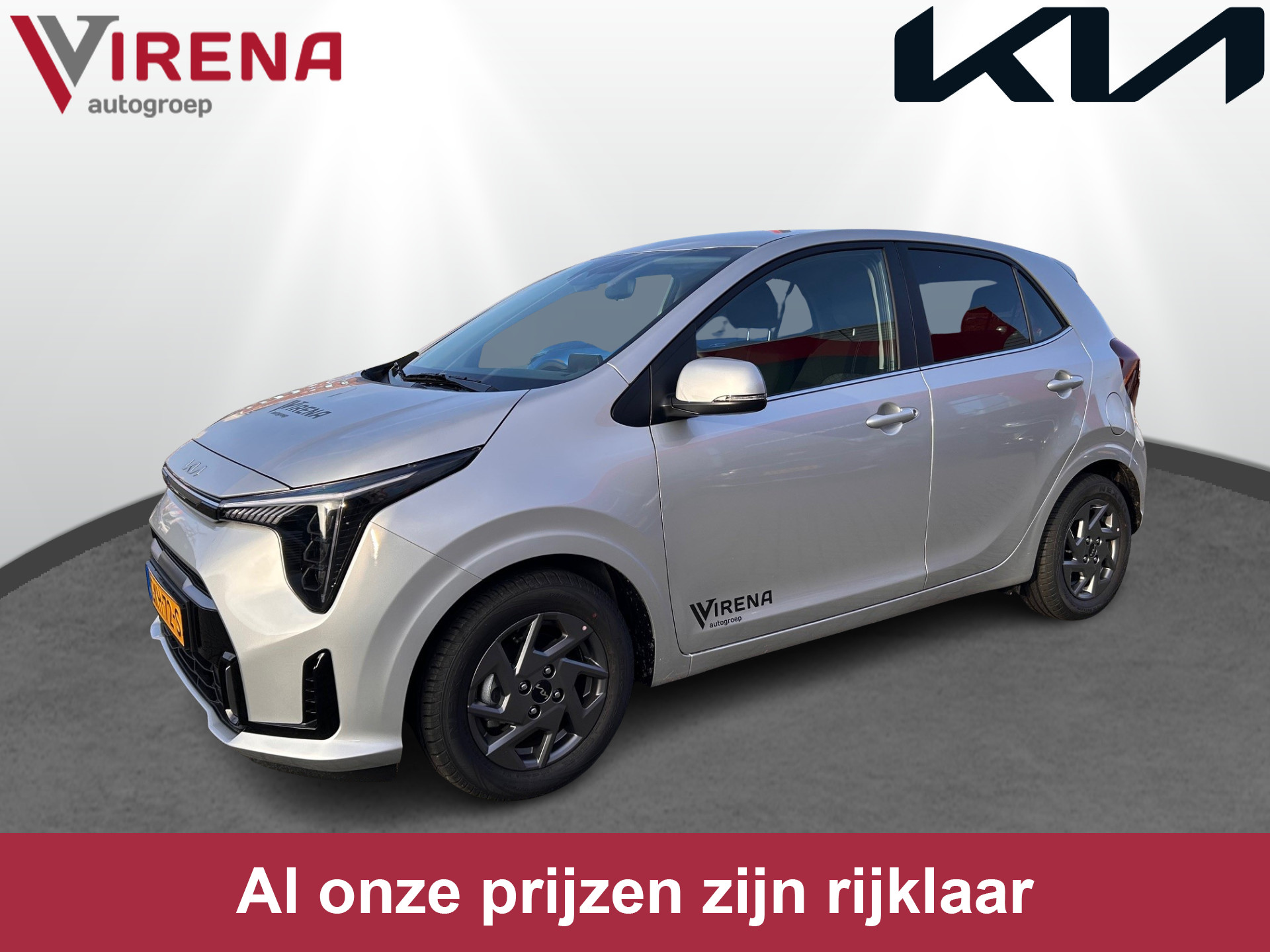 Kia Picanto 1.0 DPI DynamicPlusLine - Navigatie - apple CarPlay/Android Auto - Achteruitrijcamera - Parkeersensoren - Fabrieksgarantie tot 09-2031