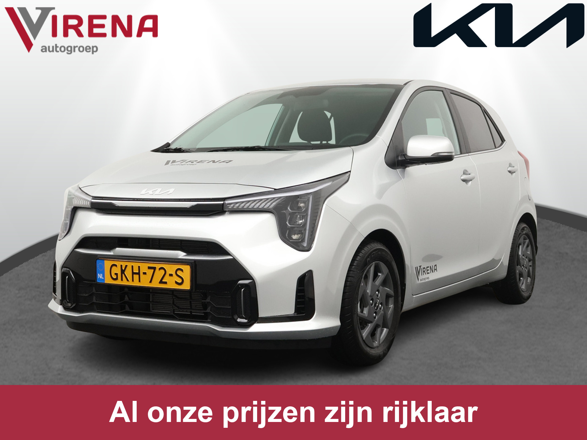 Kia Picanto 1.0 DPI DynamicPlusLine - Navigatie - apple CarPlay/Android Auto - Achteruitrijcamera - Parkeersensoren - Fabrieksgarantie tot 09-2031